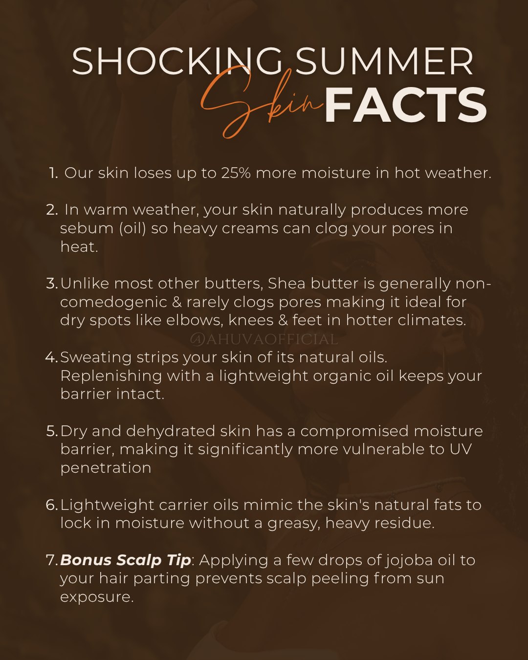 Summer skin needs different care. Are you giving yours what it actually needs?
Shop our Summer Glow Collection at the link in bio.
#SummerSkincare #UVProtection #OrganicOils #NaturalSkincare #SummerGlow