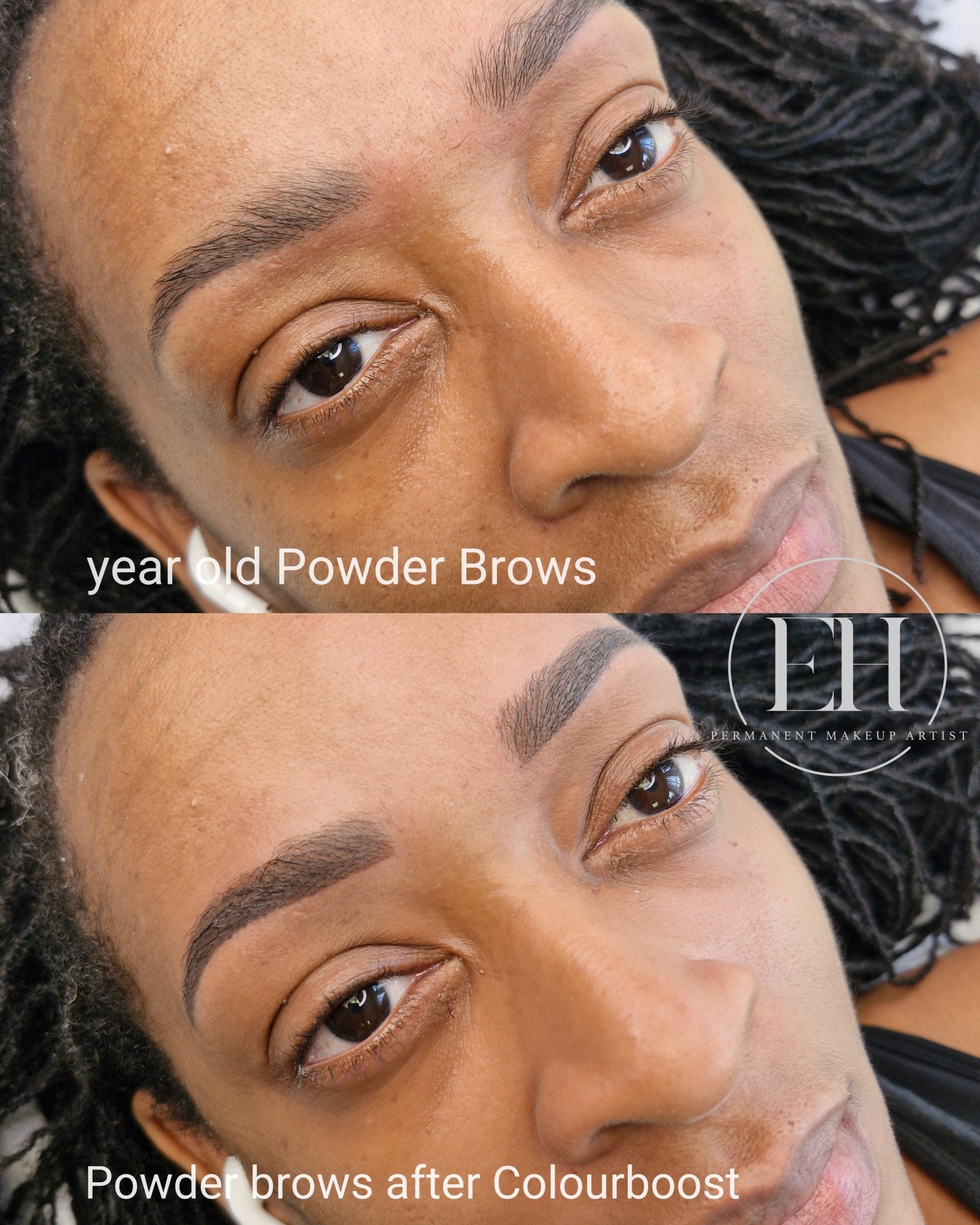 How beautiful do these Powder Brows look after a year? Softly faded, lighter and still beautifully natural
And this, my lovely followers, is exactly what you want to see with healed Permanent Makeup — a soft fade over time, so your brows can be refreshed with a colour boost when needed.
When pigment does not fade properly, it often comes with unwanted colour shifts, leaving brows looking grey or blue over the years. Choosing the right pigments, technique and depth of implantation plays a huge role in how brows will age.
That’s why I don’t only show amazing photos straight after the procedure. The true art of Permanent Makeup is seeing how beautifully the brows age over time.
Brows should heal beautifully, fade softly and stay flattering to the skin as years go by .
Because great Powder Brows are not just about the fresh result — they’re about long-term healed results too.
#ehpermanentmakeup #SoftPowderBrows #ageingpermanentmakeup #natural #brows