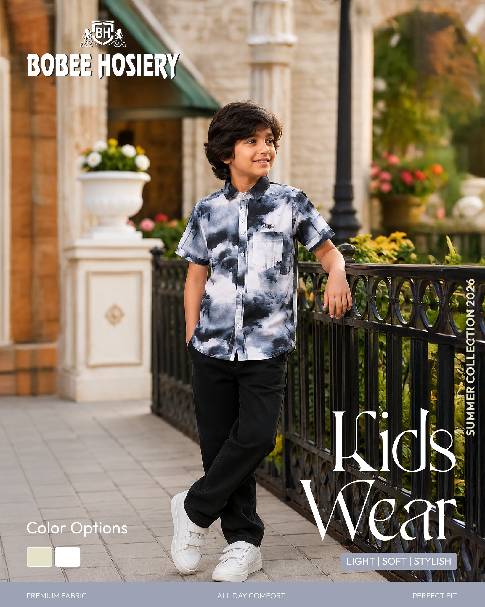 Cool, comfortable, and ready for sunshine. 🕶️✨
The new Kids Wear line from Bobee Hosiery combines premium fabric with a perfect fit so they can stay active all day long.
#BobeeHosiery #boysfashion #boyskidswear #littleboystyle #stylishboys #kidsoutfit #kidsfashionstyle
#kidsfashionindia #indiankidswear #kidswearindia #indiankidsfashion #kidsfashion #kidswear #boysfashion #boyskidswear #littleboystyle #stylishboys