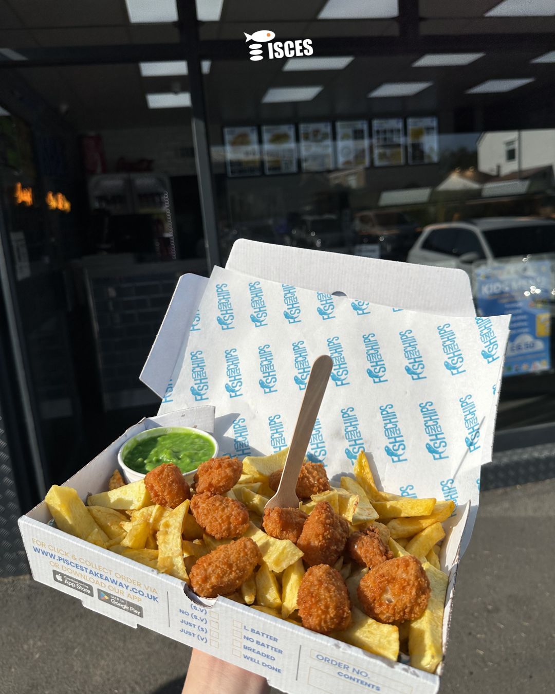 It's Pisces weather ☀️
Sun's out, Pisces in 🐟
#piscestakeaway #delivery #fishandchips #chippy #wirral #heswall #wirralbusiness #takeaway #localtakeaway #localbusiness #fish #local #pisces #piscesheswall #awardwinning