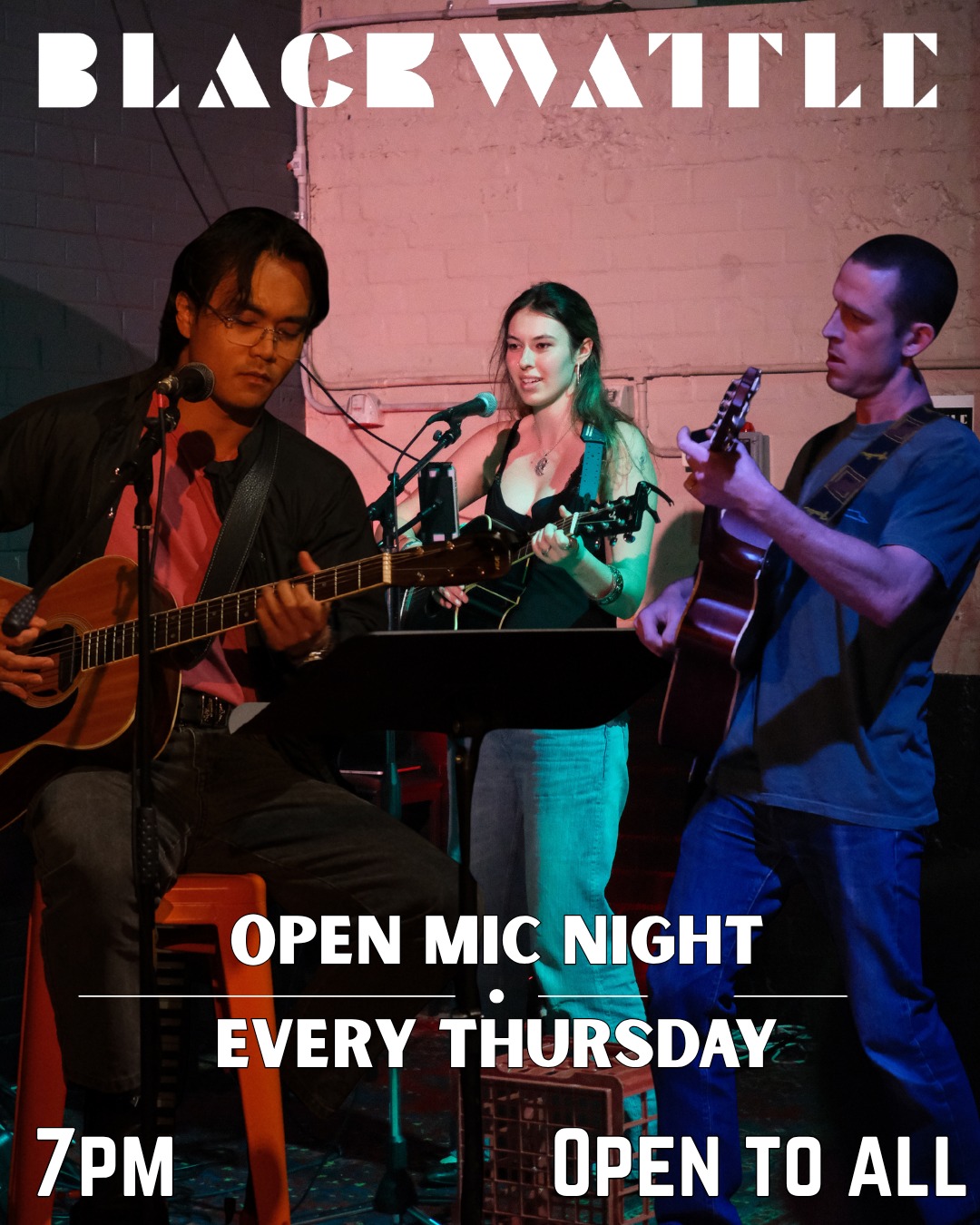 Calling all local legends, shower singers, and live music lovers! 🎤🎸
Our stage is yours every Thursday at Black Wattle for Open Mic Night. Whether you're testing out some brand new material, playing your first-ever gig, or you just want to sit back with a fresh brew and discover some incredible local talent, this is the place to be.
The vibes are high, the crowd is supportive, and it's open to absolutely everyone.
Grab your guitar, warm up those vocal cords, and join us from 7:00 PM.
Hit the link in our bio to secure your slot, or just head down early to grab a good seat and a cold pint! Tag your favorite gig buddy in the comments below so they don't miss out! 👇
#brewery #sydneybrewery #beer #alexandria #breweryalexandria #breweryaustralia #independentbrewer #localbrewery #pub #alexandriapub #sydney #sydnepub #sydneybeer #beer #localbeer #livemusicsydney #livemusic #openmicsydney #sydneymusicians #innerwestsydney #whatsonsydney