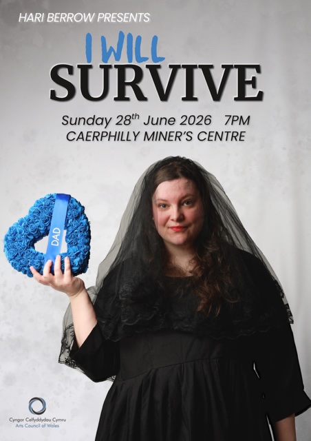 🎭 We’re proud to present *I Will Survive* by Caerphilly writer, performer and teacher Hari Berrow at Caerphilly Miner’s Centre on Sunday 28th June 2026 at 7PM.
🎟 Get your tickets via Eventbrite : https://www.eventbrite.co.uk/e/comedy-night-i-will-survive-tickets-1990090430048
*“I Will Survive is a comedy show about losing a father that you didn’t really like. Using humour, storytelling and a slightly chaotic PowerPoint, the show explores grief, estrangement and family relationships in a way that’s honest, funny and accessible. I wanted one of the first public performances to happen back home in Caerphilly, somewhere genuinely valuable to me and my local community.”*
Come along for an evening that promises laughter, honesty and a reminder that none of us are alone in trying to make sense of difficult things.
Hari is also fundraising for the Miner’s Centre through this performance 💙
🎭 Rydym yn falch o gyflwyno *I Will Survive* gan yr awdur, perfformiwr ac athro o Gaerffili, Hari Berrow, yng Nghanolfan Glowyr Caerffili ar ddydd Sul 28ain Mehefin 2026 am 7PM.
🎟 Sicrhewch eich tocynnau drwy Eventbrite: https://www.eventbrite.co.uk/e/comedy-night-i-will-survive-tickets-1990090430048
*“Mae I Will Survive yn sioe gomedi am golli tad nad oeddech chi wir yn ei hoffi. Gan ddefnyddio hiwmor, adrodd straeon a PowerPoint ychydig yn anhrefnus, mae'r sioe yn archwilio galar, dieithrwch a pherthnasoedd teuluol mewn ffordd sy'n onest, yn ddoniol ac yn hygyrch. Roeddwn i eisiau i un o'r perfformiadau cyhoeddus cyntaf ddigwydd yn ôl adref yng Nghaerffili, rhywle gwirioneddol werthfawr i mi a fy nghymuned leol.”*
Dewch draw am noson sy'n addo chwerthin, gonestrwydd ac atgoffa nad oes yr un ohonom ar ein pennau ein hunain yn ceisio gwneud synnwyr o bethau anodd.
Mae Hari hefyd yn codi arian ar gyfer Canolfan y Glowyr drwy'r perfformiad hwn 💙
