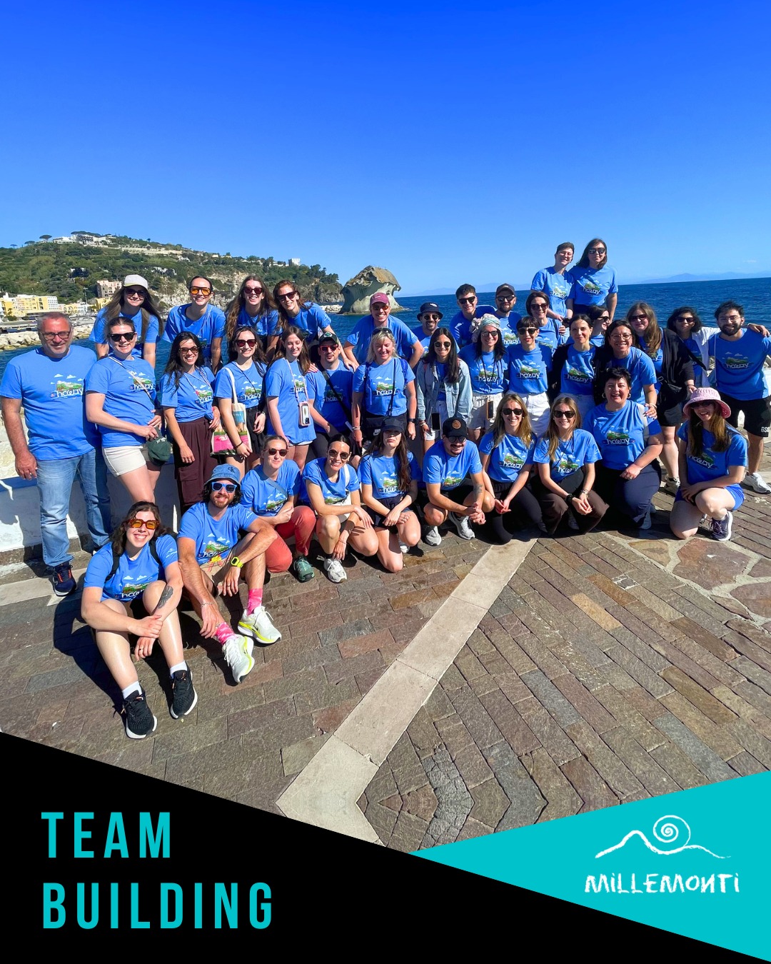 ✨ Team Building, relazioni, viaggi che lasciano il segno.
Per il suo viaggio incentive, @howay.srl ha scelto la magia di #Ischia: un’esperienza pensata per rafforzare il Team, creare nuove connessioni e vivere momenti di condivisione fuori dalla routine quotidiana.
Abbiamo affiancato l’azienda in ogni fase del progetto, coordinando l’intera esperienza insieme al nostro Tour Operator e a una nostra Guida professionista dedicata in loco.
Perché ogni azienda ha esigenze diverse, ma un obiettivo comune: costruire un Team unito, motivato e collaborativo.
📍 Team Building Outdoor & Incentive Travel su misura
✈️ Organizzazione completa
👥 Gestione di piccoli e grandi gruppi
🤝 Esperienze pensate intorno alle persone
Vorresti dare vita a un progetto simile per la tua azienda? 📞 Contattaci!
#MilleMonti #Howay #TeamBuildingoutdoor #TeamBuilding #IncentiveTravel #ViaggiAziendali #CorporateExperience #Ischia #eventiaziendali @sportlandweb_ @kayland_official @rockexperienceofficial @guidealpinelombardia @guidealpine_italiane