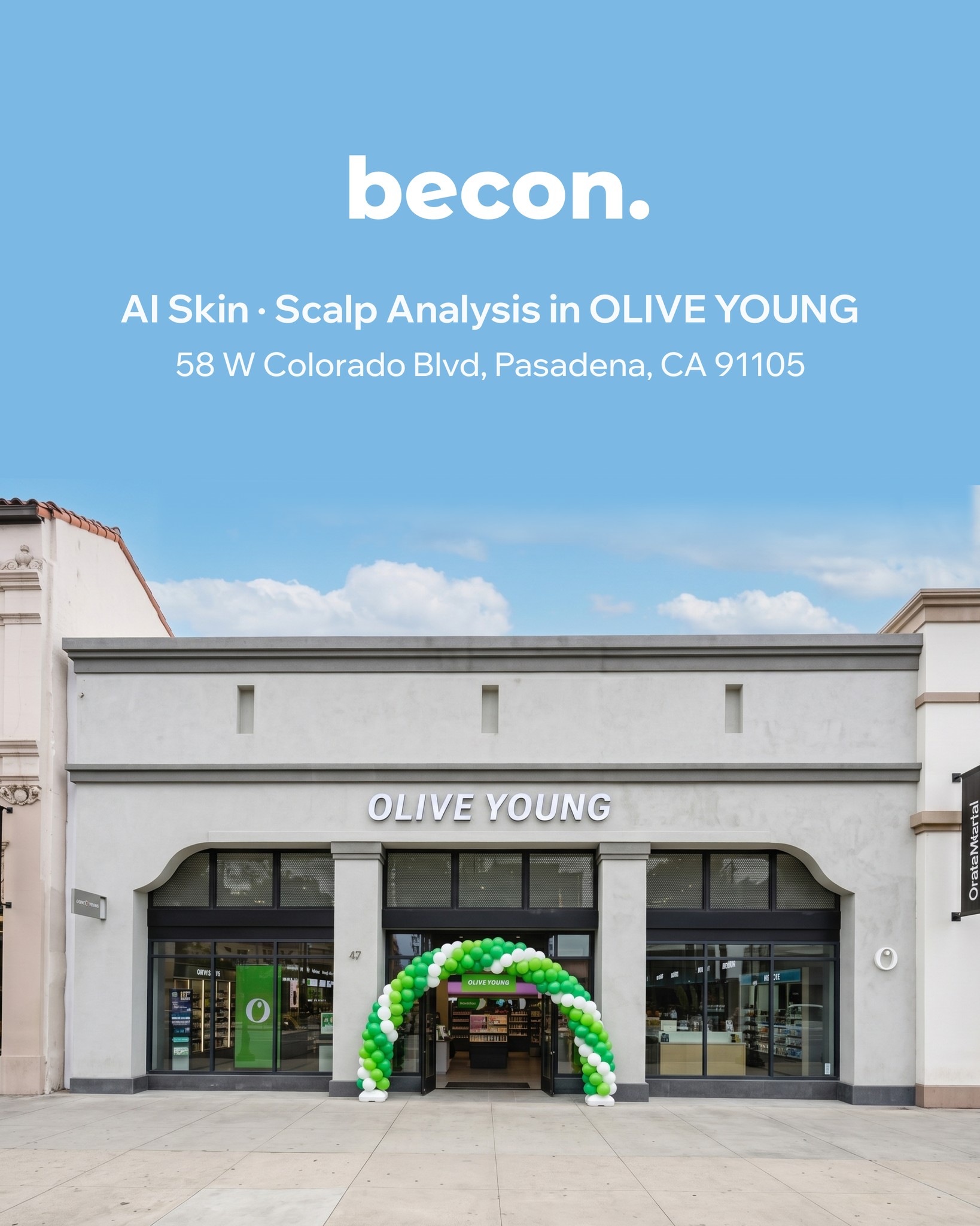 K-Beauty의 성지 올리브영, 미국 첫 오프라인 매장 오픈 💚
캘리포니아 패서디나(Pasadena)에 상륙한 올리브영의 기념비적인 1호점 현장을 공개합니다! 🙌
매장 내 체험 공간 SKIN SCAN, THE BEAUTY LAB에서 비컨 스캐너를 통해 단 수 초 만에 피부 수분, 유분, 모공 및 두피 환경을 객관적인 데이터로 측정하여 수많은 대세 아이템 중 '나에게 꼭 맞는 제품'을 찾아보세요!
느낌이 아닌 '진짜 데이터'로 채우는 스마트 뷰티 루틴! 여러분이 가장 진단받고 싶은 부위는 어디인가요? (피부 vs 두피) 댓글로 알려주세요! 🤔
🫒 OLIVE YOUNG Pasadena 58 W Colorado Blvd, Pasadena, CA 91105
#비컨 #becon #SkinScan #ScalpScan #skinscanpro #scalpscanpro #oliveyoung #oliveyoung_global #kbeauty #스킨스캔 #스칼프스캔 #스킨스캔프로