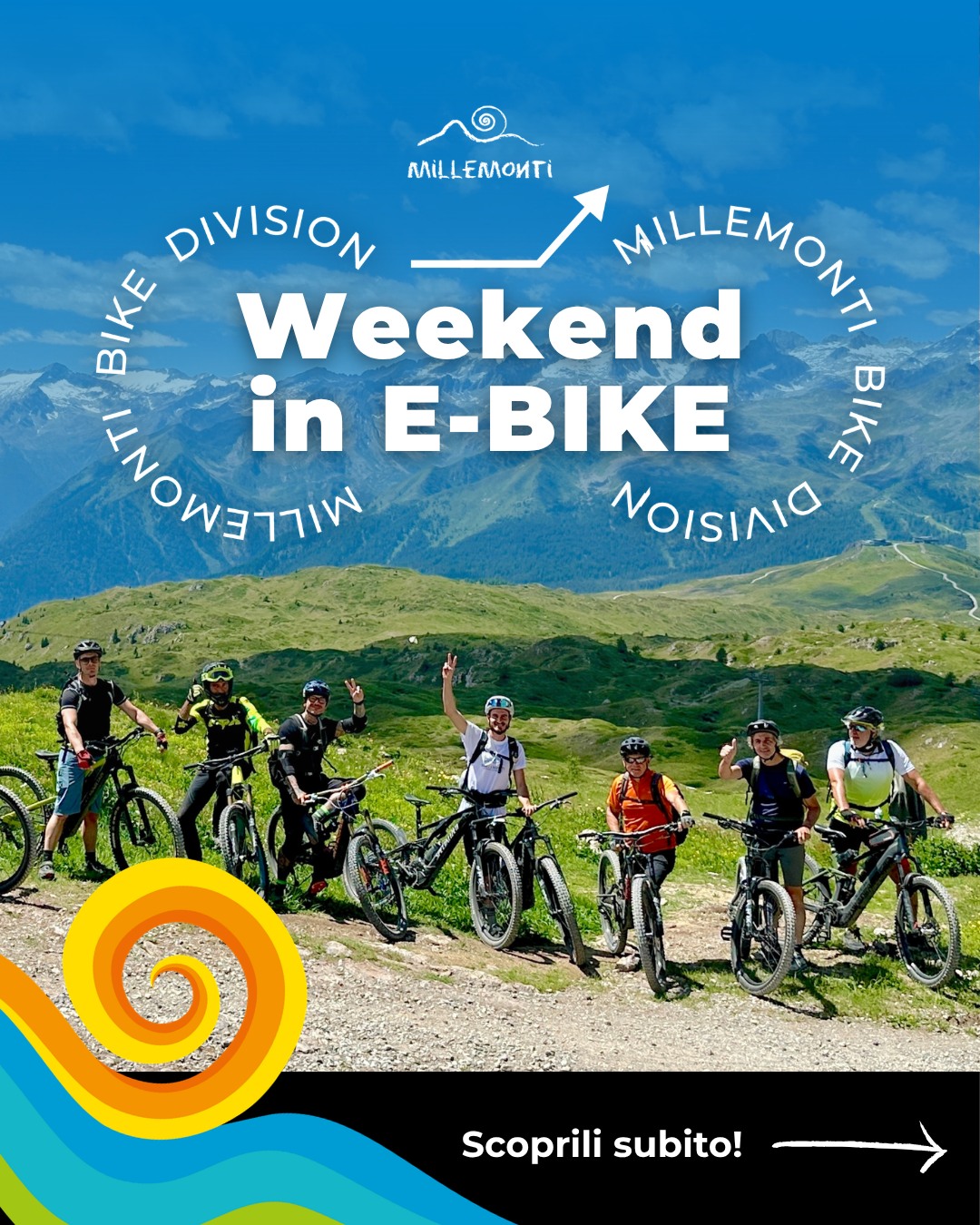 🚴♀️🌿 Ami scoprire il mondo con la libertà dell’E-bike, al ritmo giusto, pedalando tra natura, panorami aperti e sentieri tutti da vivere?
Allora regalati un viaggio in E-BIKE con MilleMonti, accompagnato da una Guida professionista pronta a farti vivere ogni percorso al massimo!
Pedalerai in piccoli gruppi (massimo 14 persone), lungo itinerari pensati per sorprenderti pedalata dopo pedalata.
📸 E lungo la strada non mancheranno pause panoramiche, momenti di condivisione e brindisi al tramonto che diventano ricordi da portare con te 🥂🌅
⚡ Che tu scelga l’E-BIKE per una pedalata più fluida o l’E-MTB per un tocco di avventura in più, la promessa è la stessa: libertà, natura e il piacere di muoversi senza pensieri.
✅ Tutto è già organizzato nei dettagli.
Tu devi solo fare la cosa più bella: partire! 🌍🚴
#millemonti #outdoors #EbikeExperience #EMTBExperience #BikeAdventure #vacanzedigruppo #viaggiodigruppo #ebiketour #cicloturismo #viaggiinbici #cyclinglife #activeholiday #ebike
@sportlandweb_ @kayland_official @rockexperienceofficial @guidealpinelombardia @guidealpine_italiane