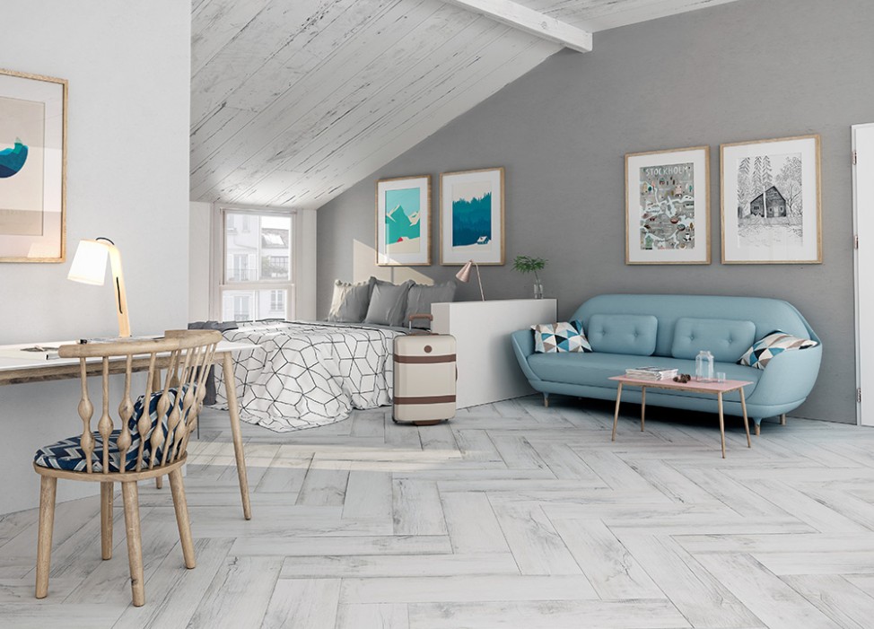 Norden 22x84 is a natural wood look porcelain tile collection suitable for wall and floor applications. It can be used indoor and outdoor.