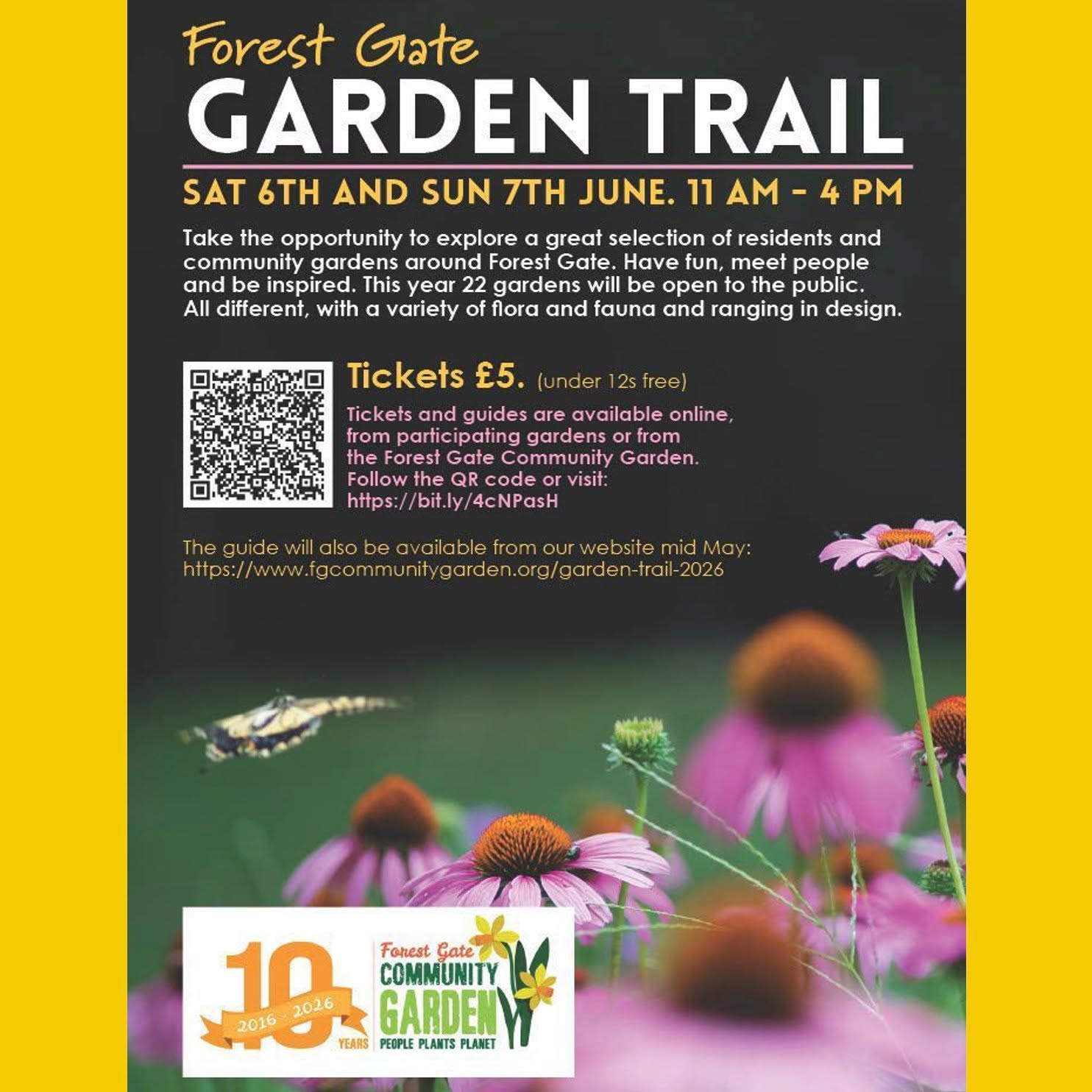 Fun weekend coming up!
6-7 June - find out about our RHS/BBC award-winning community space on our tours (11:30am & 3pm) or explore by yourselves (9am-6pm), then enjoy the rest of the #ForestGateGardensTrail (see LinkTree for map & tickets though none needed for #theUPgarden). 🌺
7 June - visit our stall at the #GreenFair to make seed bombs (11am-2pm). 🌱