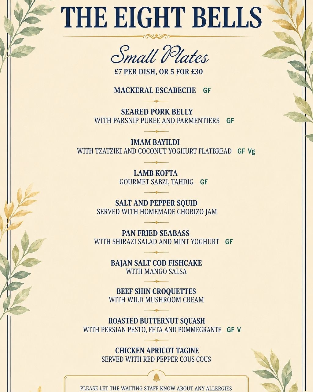 Another warm one for us all 🔥☀️
The perfect excuse for an evening meal out on the decking 🍽️🌿
Our Thursday Theme Night continues with our hugely popular Small Plates menu — packed with flavours we can’t wait for you to try.
Book your table, let us know you’re coming, or simply pop by… either way, we can’t wait to see your reactions to this week’s dishes 👀✨