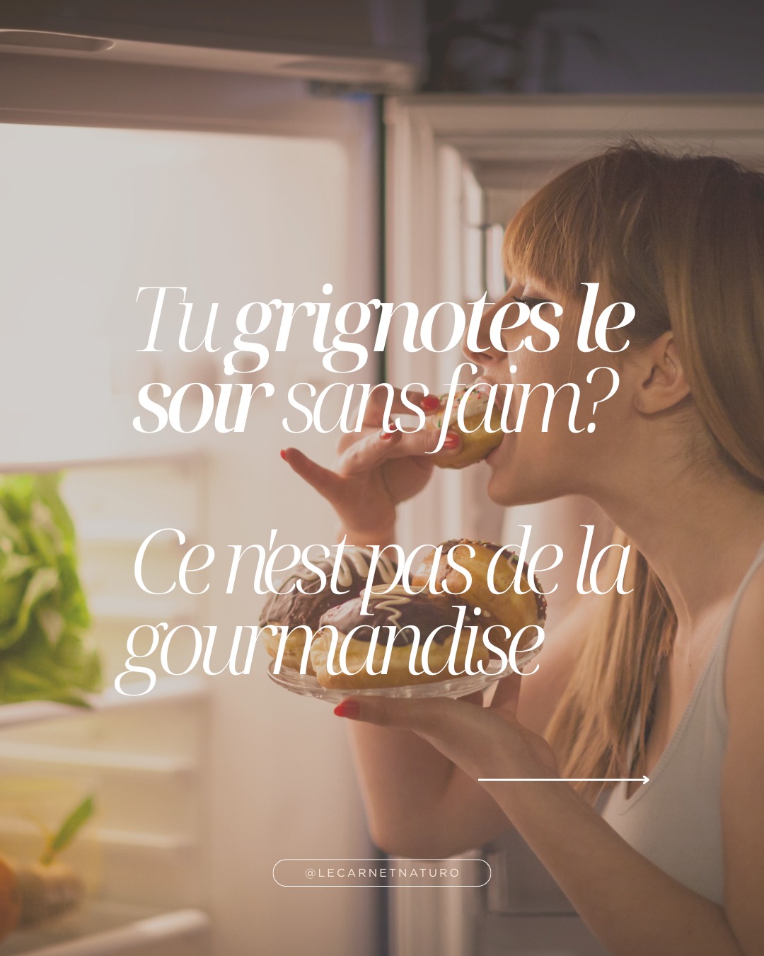 Tu grignottes le soir sans avoir vraiment faim ?
Ce n'est pas de la gourmandise.
Ce n'est pas un manque de volonté.
C'est ton cortisol qui a épuisé ta sérotonine.
Et ton cerveau qui cherche le raccourci le plus court.
Le sucre.
Swipe pour comprendre ce qui se passe vraiment →
Et comment le court-circuiter en 3 minutes. 🌿
Mon guide Stop Grignotages est disponible maintenant.
📋 12 pages · 🎬 Vidéo démonstration · 🗺️ Schéma des points
17€ · Accès immédiat · À vie.
👉 Lien en bio @lecarnetnaturo ⛵
#grignotage #serotonine #cortisol #systemenerveuxeux #EFT #naturopathie #minceur #stopgrignotages #methodeSNR #lecarnetnaturo #femmede40ans