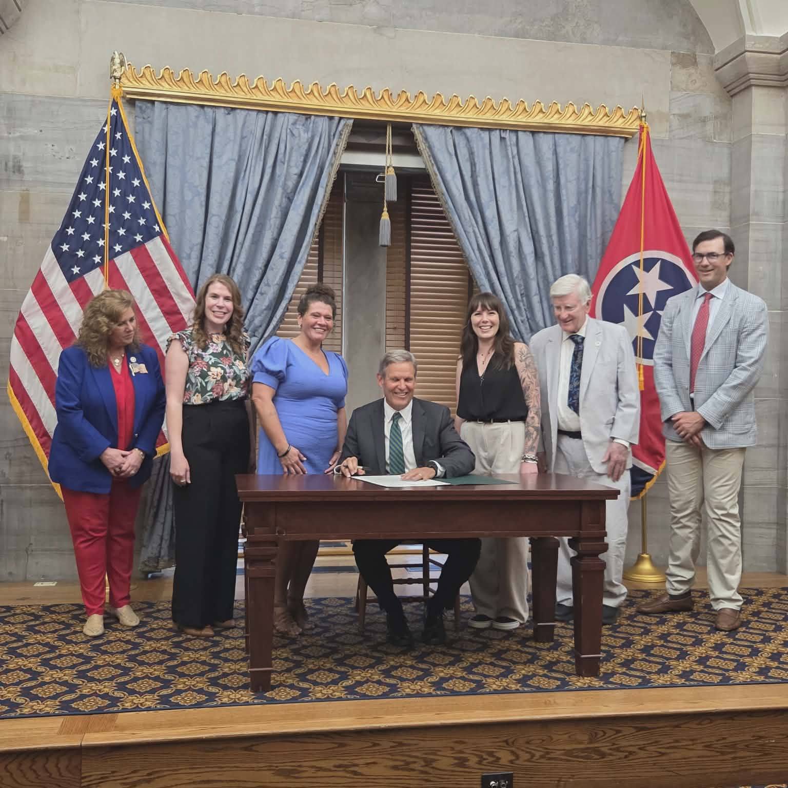 Today was a meaningful day for This is Living Ministries.
Our Executive Director, Pastor Lindsay Holloway, was invited to the Tennessee State Capitol for the ceremonial signing of HB1551/SB1479, the driverโs license bill she advocated for earlier this year.
This new law requires the Department of Correction to coordinate with the Department of Safety to provide a driver license to certain individuals being discharged from imprisonment who intend to reside in Tennessee.
For women coming home from incarceration, a driverโs license is more than an ID. It can affect employment, housing, transportation, family reunification, and the ability to rebuild a stable life.
We are grateful to see this bill signed into law, and we are proud of Pastor Lindsayโs advocacy on behalf of women, families, and reentry across Tennessee.
Restoration requires practical pathways and today was an amazing step forward. Also, we can't say enough about how awesome it is to have a governor with such a heart for reentry.
#ThisIsLivingMinistries #Reentry #Restoration #Tennessee #SecondChances