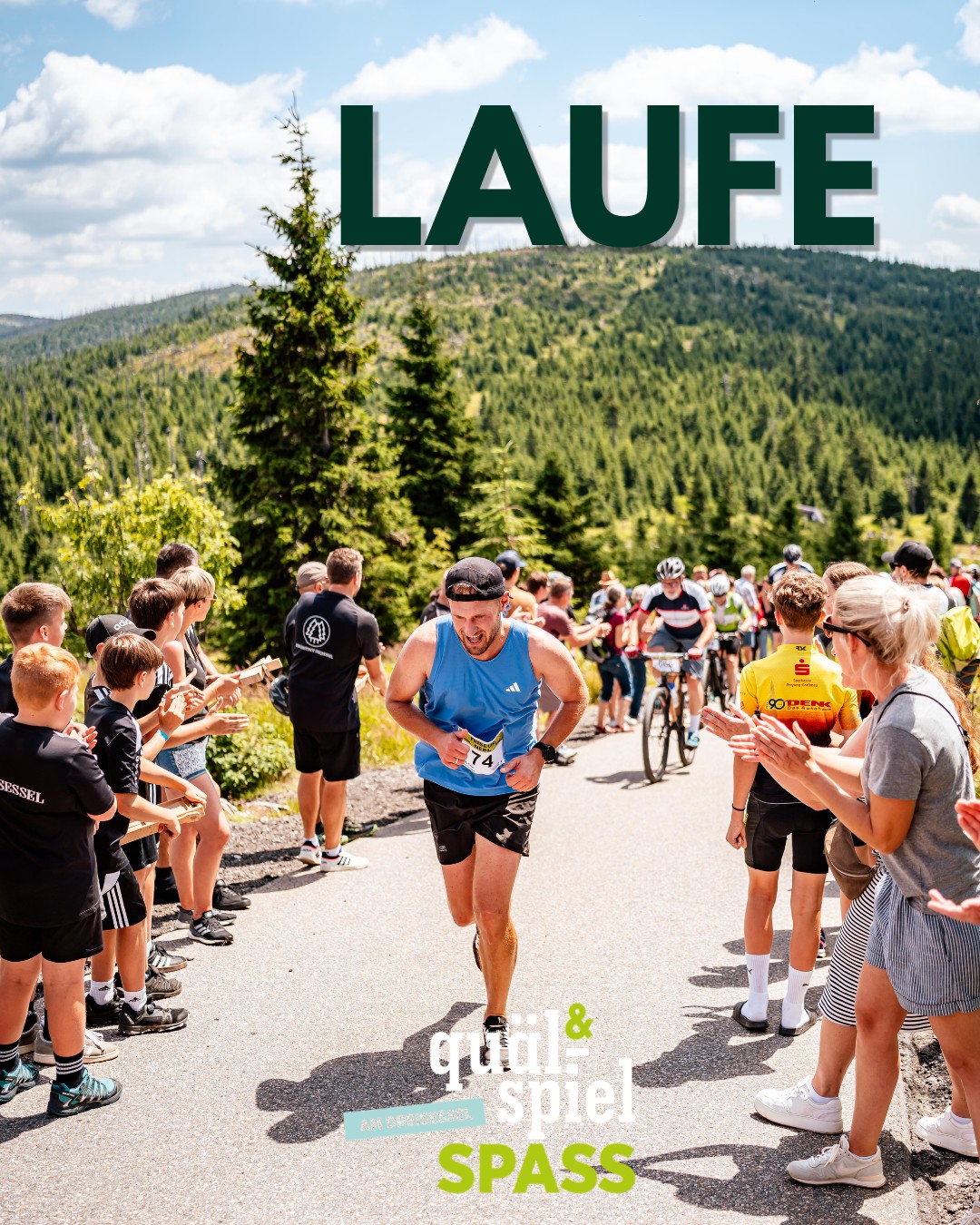 LAUFE auf den Dreisessel 🏃
und sei beim Quälspaß mit dabei!🔥
🗓 18.07.2026 ⏰️ 12 Uhr
Jetzt anmelden ✅️
Für weitere Infos folgt gerne dem Link in der Bio!👈
#tagdessports #dreisesselgemeinde #quälspass #quälspassamdreisessel #dreisesselberg #dreisessel #spielspass #kidsrace #racenight #laufen #mtb #walken #bergrennen #SportEvent2026
