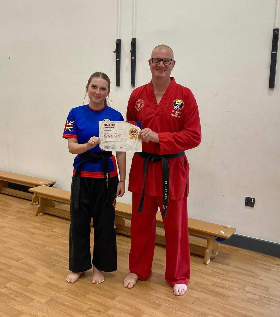 Congratulations to Eryn and David! 👏🥋
A huge well done to Eryn and David on successfully completing their Taekwondo Council UK - TCUK Umpire Course.
Both students have not only completed the classroom and practical elements of the course but have also gained the required practical umpiring experience, demonstrating their commitment to developing their knowledge and supporting the sport.
Becoming a qualified umpire is an important step in helping competitions run fairly, safely, and professionally, and we’re proud to see them take on this responsibility.
We look forward to seeing both Eryn and David putting their new skills into practice at future events.
Congratulations on your achievement and thank you for giving back to the martial arts community! 👏🏅🥋
#TCUK #UmpireCourse #MartialArts #Taekwondo #Officials #Achievement #FutureOfficials #ProudInstructor #Teamwork #GivingBackToTheSport