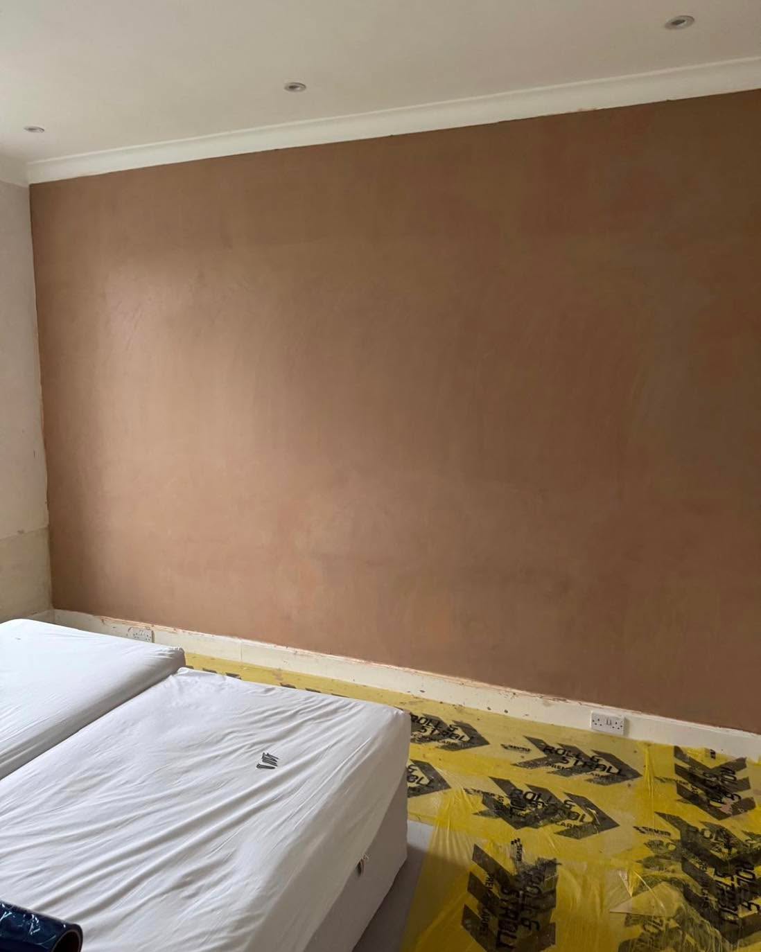 Internal plaster works ready for decoration — Stirling