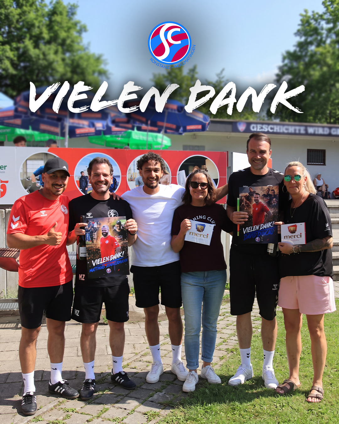 🙏⚽ DANKE, DAVID & MATTHIAS! ⚽🙏
Nach vielen gemeinsamen Jahren heißt es Abschied nehmen: Wir möchten uns von Herzen bei unserem Cheftrainer David D’Incau und Co-Trainer Matthias Zimmermann für ihren unermüdlichen Einsatz, ihre Leidenschaft und ihr außergewöhnliches Engagement für den SC Konstanz-Wollmatingen bedanken.
Ihr habt unsere Mannschaft nicht nur sportlich geprägt, sondern auch menschlich bereichert. Mit eurem Einsatz, eurer Motivation und eurem Teamgeist habt ihr zahlreiche unvergessliche Momente geschaffen und einen wichtigen Teil unserer Vereinsgeschichte geschrieben.
Für all die gemeinsamen Erfolge, Herausforderungen, Emotionen und Erinnerungen sagen wir: Vielen Dank!
Wir wünschen euch für eure privaten und sportlichen Wege nur das Beste und freuen uns auf ein Wiedersehen am Spielfeldrand. ❤️💙
#DankeDavid #DankeMatthias #SCKonstanzWollmatingen #Teamgeist #Vereinsliebe