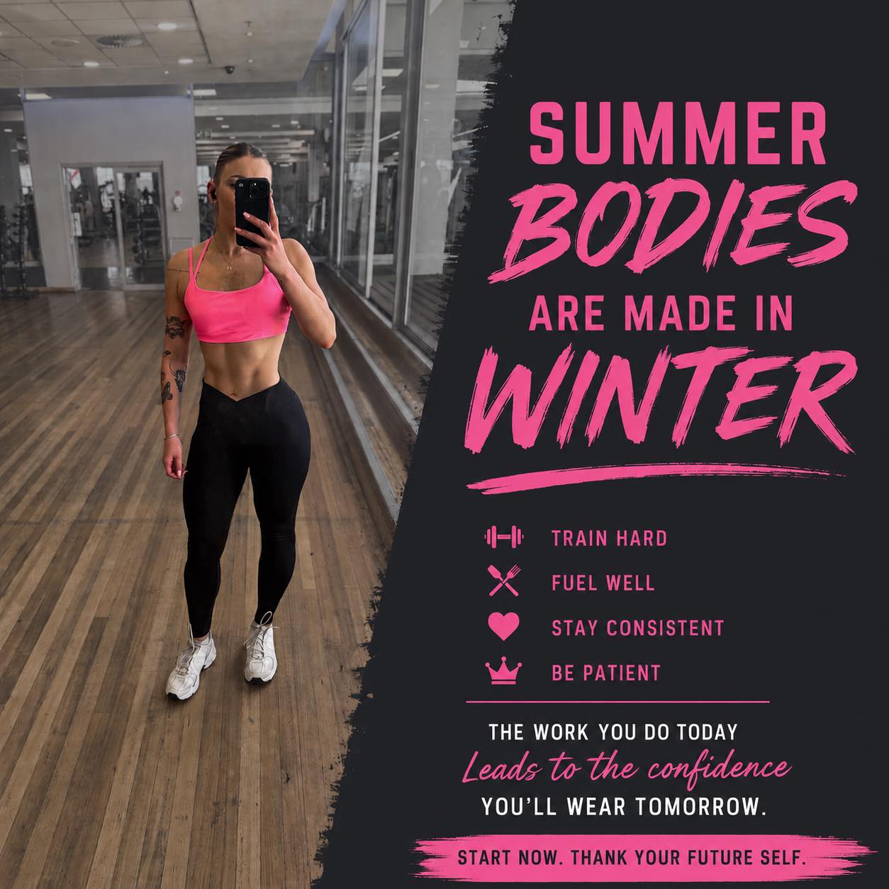 โ๏ธ SUMMER BODIES ARE MADE IN WINTER โ๏ธ
The results you want for summer are built by the choices you make today.
Every workout. Every healthy meal. Every early morning and every moment of discipline adds up.
Don't wait for summer to start working on your goals. Start now, stay consistent, and thank yourself later.
At Body Future, we're here to help you build strength, confidence, and healthy habits that last long after summer ends.
๐ฅ Train hard.๐ฅ Fuel your body.๐ช Stay consistent.โณ Trust the process.
Your future self is watching.
#BodyFuture #SummerBodiesAreMadeInWinter #FitnessJourney #StayConsistent #TrainHard #HealthyLifestyle #Transformation #FitnessMotivation #GymLife #FutureYou
jo_erasmus