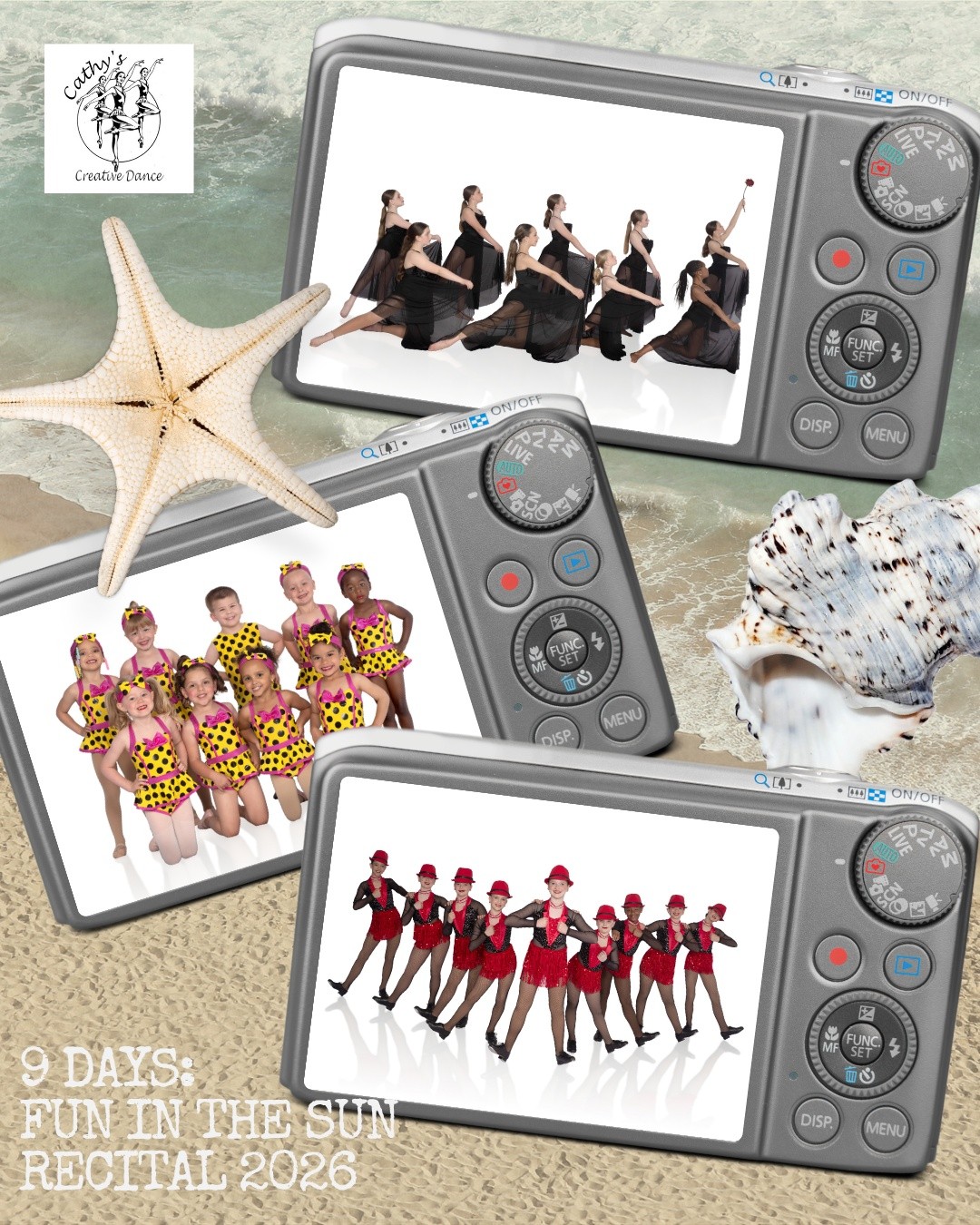 Single digits! Only 9 days left until we get to perform on stage! ππβ€οΈ If you have any questions about recital feel free to ask any teacher or staff member or email us! #theCCDcollaboration #CCDlove