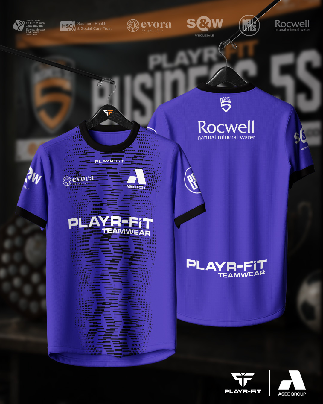 We're proud to be taking part in the @playrfitteamwear #Business5s this week, raising vital funds and awareness for @evorahospice.
Check out our bespoke team jersey created and supplied by PLAYR-FIT for the tournament. We're ready to represent our business, enjoy some healthy competition, and support an incredible cause.
Best of luck to all teams taking part, and we can't wait!
