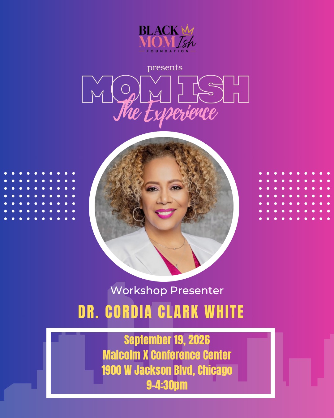 Hot flashes at 2am. Brain fog by noon. Weight that won't budge no matter what you do.
Sis, your body isn't broken. It's changing. And you deserve a doctor who will tell you the truth about it.
We are bringing Dr. Cordia Clark-White to Mom Ish: The Experience, and this session is one you will not want to miss.
✦ Menopause Unfiltered: What Every Woman Needs to Know
Dr. Clark-White is a Chicago native, a board-certified OB-GYN, and the founder of Women's Progressive Health Care. With more than 15 years dedicated to women's health, and staff privileges at Rush University Medical Center, she has built her entire practice around helping women reconnect with their strength, their radiance, and themselves.
She is also a wife and a mom. She gets it from the inside.
In this 60-minute MotherWell Collective session, she is breaking down perimenopause and menopause without the filters , what is actually happening in your body, what your real treatment options are (yes, including hormone therapy), and what you can do today to start feeling better.
No shame. No guessing. Just answers.
🎟️ Tickets at blackmomish.com
September 18–20, 2026 | Chicago
—
#MomIshTheExperience #BlackMomIsh #MenopauseUnfiltered #BlackWomensHealth #MotherhoodAndWellness #PerimenopauseAwareness #MotherWellCollective #HormoneHealth #BlackMotherhood #WomensHealthChicago @cclarkwhite06