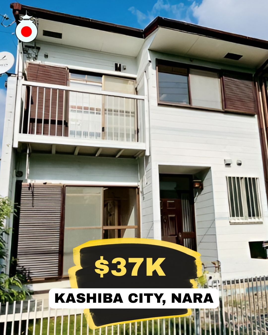 For Sale: 4LDK House in Kashiba City, Nara Prefecture🏯
Mamigaoka
Price: 5,980,000 円 (Approximately $37,000 USD)
Layout: 4LDK (4 rooms + Living/Dining/Kitchen)
Building Area: 98.12m²
Land Area: 91.80m²
Year Built: March 1984
Access: Goido Station | 23 Minute Walk
For full details and personalized guidance, click the link in the bio to reach our website, or contact us directly through Instagram. We will be happy to provide all the information you need. 🔑
https://www.omoroiosaka.com/ #725 Week 91 Showcase
--------
Note:
Prices are based on exchange rates at the time of posting and may vary. Availability is not guaranteed and may change quickly.
Omoroi Osaka represents buyers and is not the listing broker. This post is for informational purposes only.
📢 Ad/Advertisement – 本投稿は広告です。Omoroi Osakaは元付業者でも宅建業者でもありません。
#KashibaCityRealEstate
#KashibaHouseForSale
#KashibaPropertyForSale
#NaraRealEstate
#NaraProperty
#NaraHomesForSale
#JapanPropertyForSale
#JapanRealEstate
#BuyAHouseInJapan
#HomesForSaleJapan
#omoroiosaka