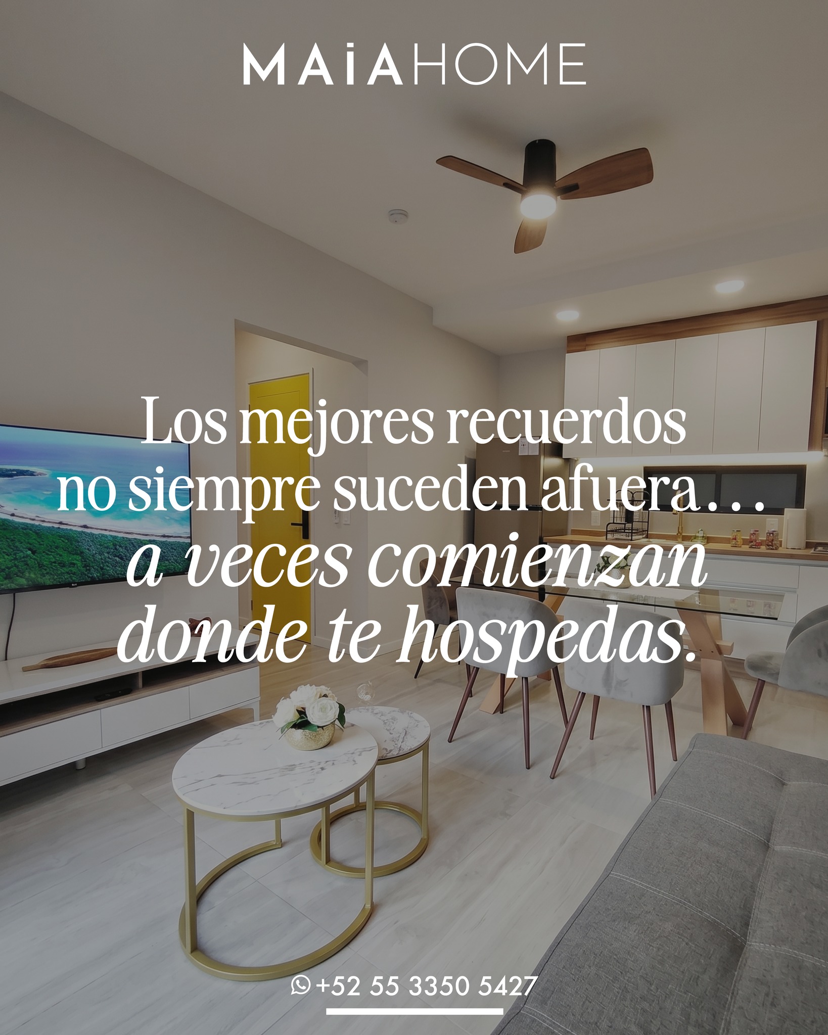 Cada espacio cuenta una historia distinta y cada estancia es una oportunidad para vivir la ciudad de una forma diferente. 🤍
Descubre lugares diseñados para ofrecerte comodidad, libertad y una experiencia que haga de cada día algo especial.
#MaiaHome #StayWithStyle #LuxuryStay #CDMXLiving #TravelBetter #Polanco #Condesa #LuxuryExperience