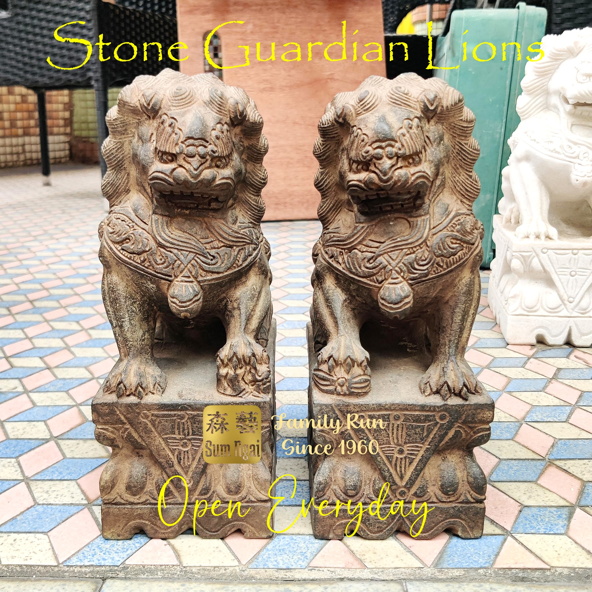 Classic Stone Guardian Lions for Home, Garden & Entryways 🦁🦁
Step into our showroom and discover handcrafted pieces where quality, warmth, and heritage come together.
📍Discover unique finds - Visit us today.
⭐Holiday & Sunday 11-4 | Mon-Sat 10-5
🚗 Free parking on premises.
🚆MTR - Kam Sheung Rd Stn (8-minute walk)
#StoneLion #GuardianLion #FooDog #ChineseGuardianLion #GardenDecor #OutdoorDecor #AsianAntiques #ChineseArt #TraditionalCraftsmanship #HomeDecor #StatementPiece #GardenStatue #VintageDecor #HongKongShopping #KamTin #SumNgaiBrass #InteriorInspiration #TimelessDesign #Prosperity #GoodFortune