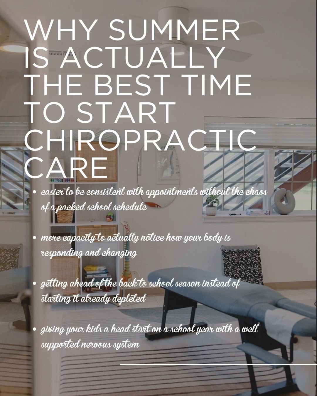 ☀️ Thinking about starting chiropractic care? Summer might be the perfect time.
Between school schedules, sports, activities, and everyday life, it can be hard to prioritize your health during the rest of the year. Summer often brings a little more flexibility, making it easier to focus on you and your family's well-being. ✨
Why start now?
🌿 More consistency with appointments
🌿 More opportunity to notice positive changes
🌿 A chance to recharge before back-to-school season
🌿 Support for a healthier, more regulated nervous system for the whole family
Instead of heading into fall already running on empty, use this season to fill your cup, create healthier habits, and give your body the support it deserves.
Your future self (and your kids!) will thank you. 💛
#YoungLifeChiropractic #SummerWellness #FamilyChiropractic #NervousSystemHealth #PediatricChiropractic #PregnancyChiropractic #PostpartumCare #HealthyFamilies #OKCMoms #ServingAllStagesOfLife