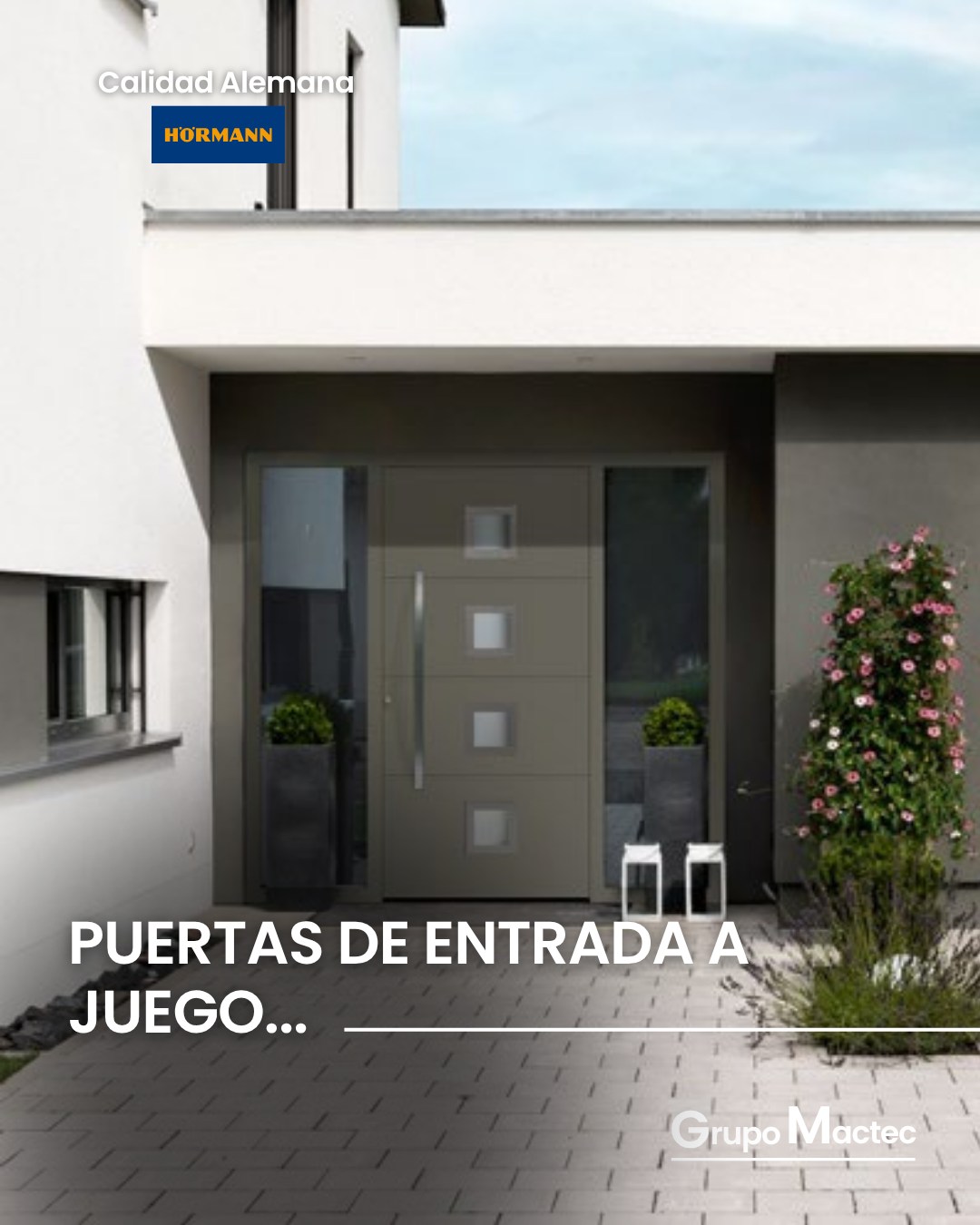 🏡 La combinación perfecta.
Puerta de entrada y puerta de garaje con el mismo diseño, color y acabado.
Porque los detalles son los que convierten una casa en un hogar.
🚪 Diseño.
🔒 Seguridad.
✨ Estética.
Hörmann te permite personalizarlo todo.
📩 Solicita presupuesto.
#Hormann #PuertasEntrada #PuertasGaraje #CasasModernas #GrupoMactec