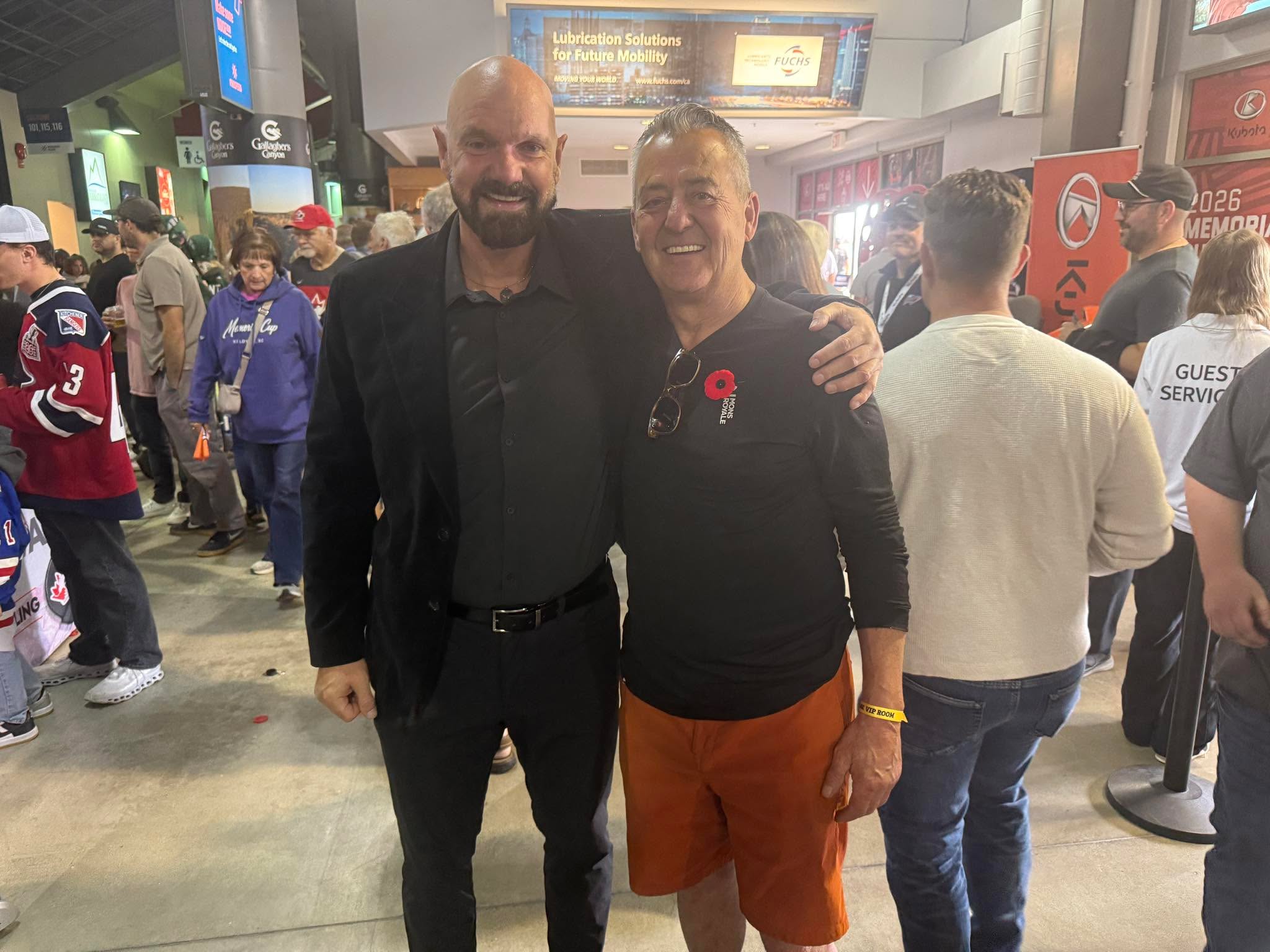 At The Memorial Cup, ran into my coach From Victoria in the Western Hockey League, Wayne Naka. Wayne was a big inspiration for me. Rae Mary Kay Naka