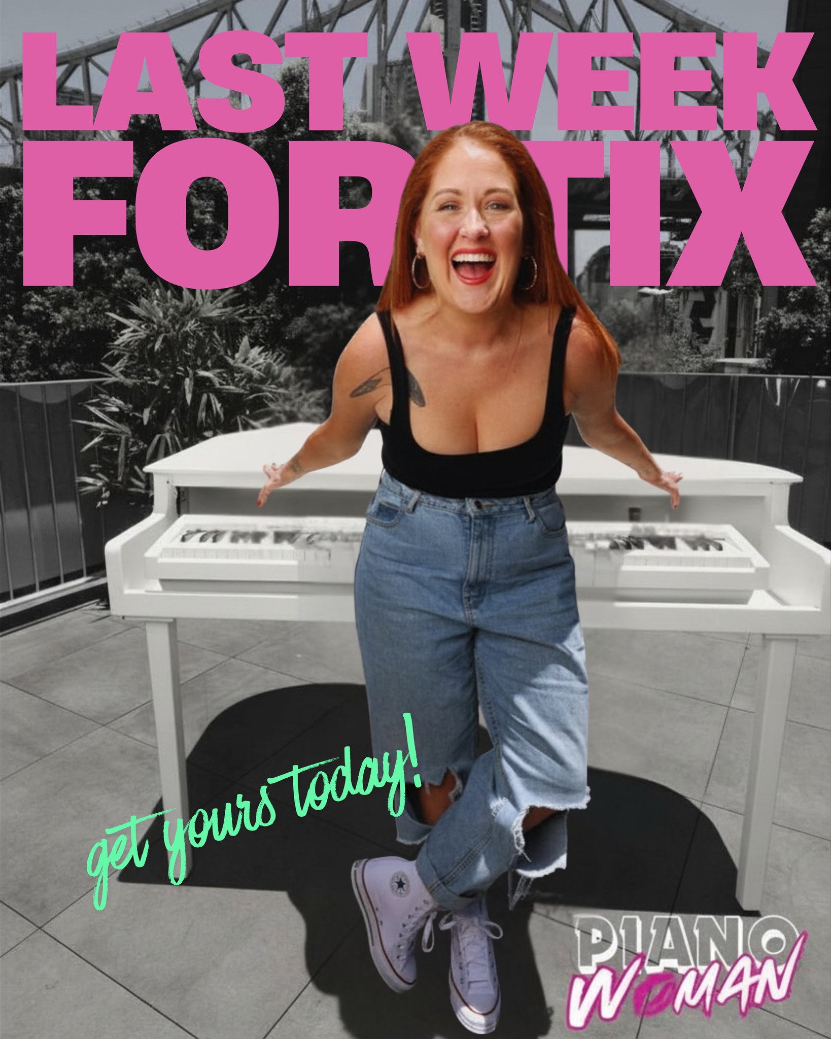 Your FINAL chance to see Kylie Fisher LIVE.
The last ticket release is open NOW and they won't last. Don't be the one who missed out.
Don't miss out. Link in bio 👆
@iamkyliefisher
#KylieFisher #IAmKylieFisher #FinalWeek #TicketsOnSale #LimitedSpots #DontMissOut #LastChance #LiveMusic #Brisbane