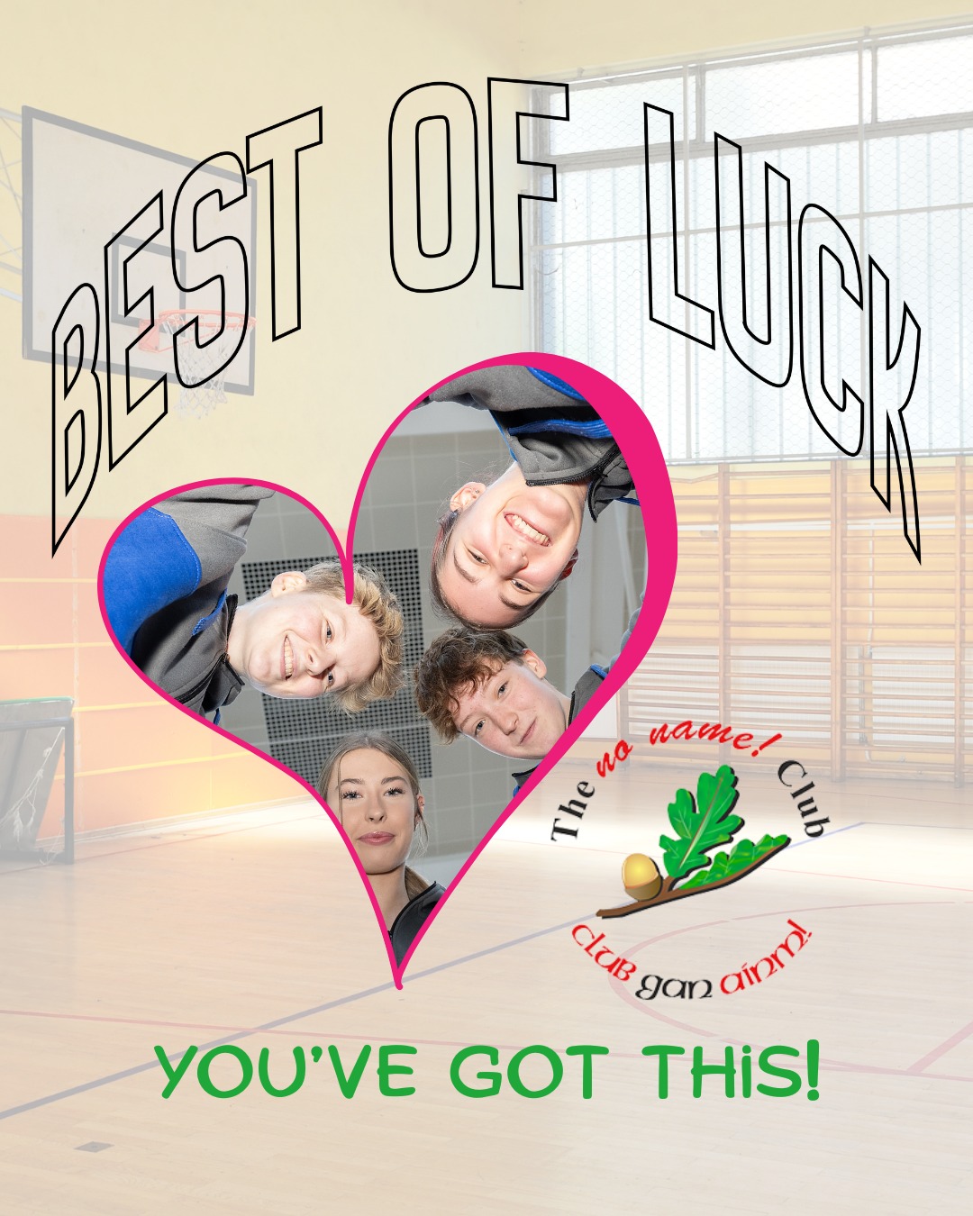 📚💚 Best of luck to everyone beginning their Junior Cert and Leaving Cert exams today!
Take a breath, and remember believe in yourself. 🌟
We’re all behind you. You’ve got this! ✨
#ExamSeason #Exams #LeavingCert2026 #LCA2026 #JuniorCert2026 #YouthClub #YouthWork #NoNameClub
