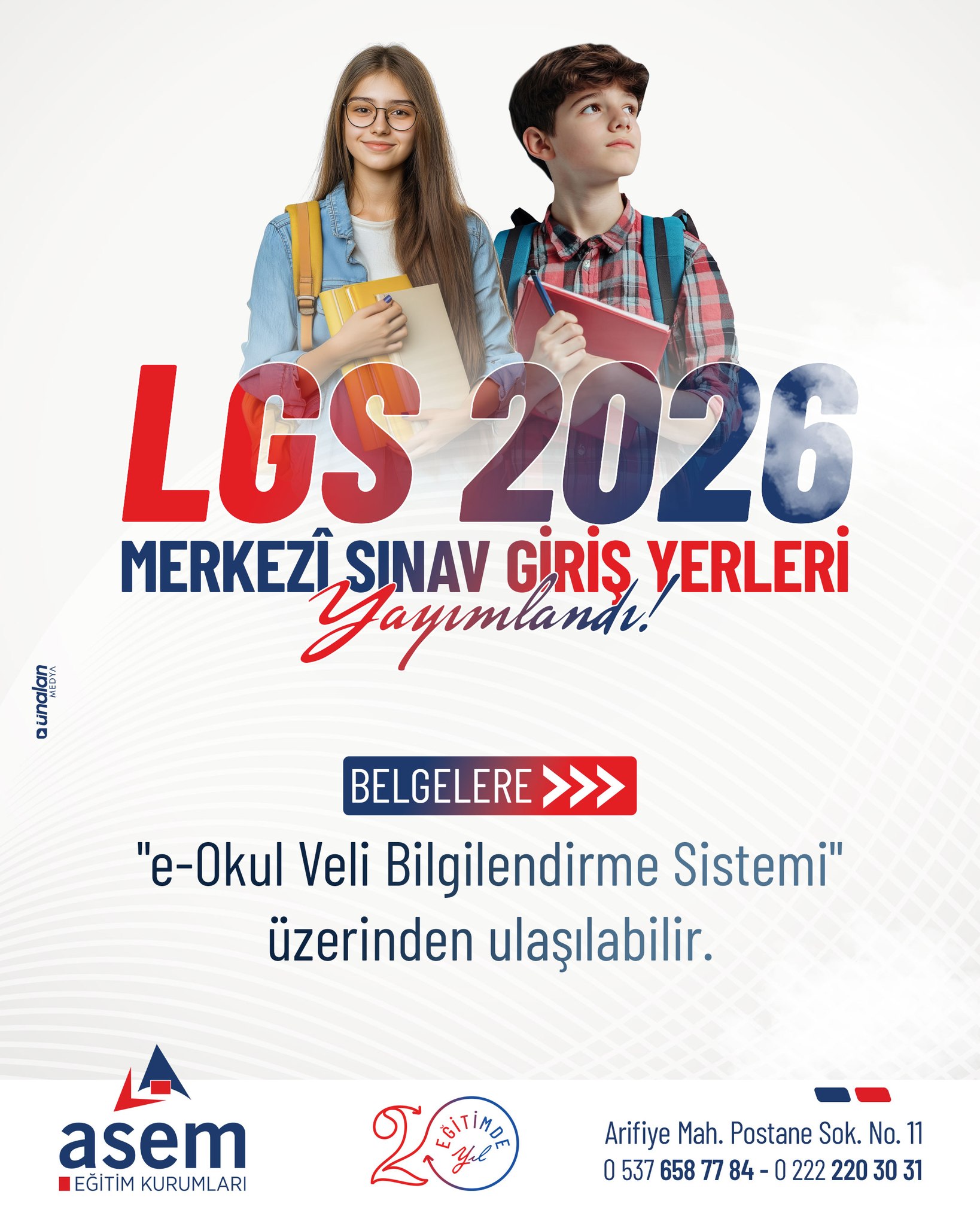 LGS 2026 Merkezi Sınav Giriş Yerleri Yayımlandı.
Belgelere "e-0kul Veli Bilgilendirme Sistemi" üzerinden ulaşılabilir.
#lgs2026