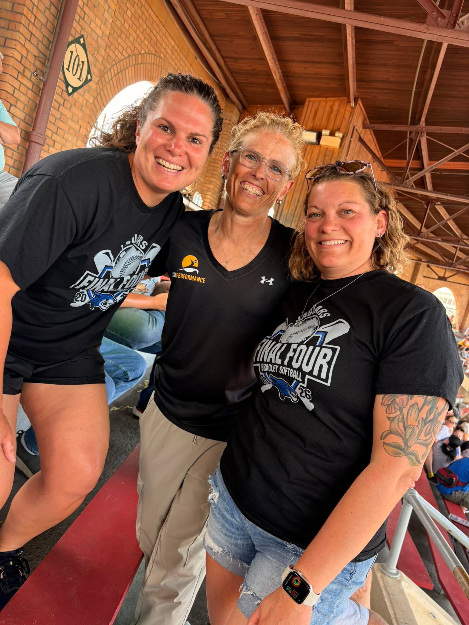As much as I love calling the games, the best part of this week’s championship is seeing faces you love in the stands! It was a great day to be a Moody!!