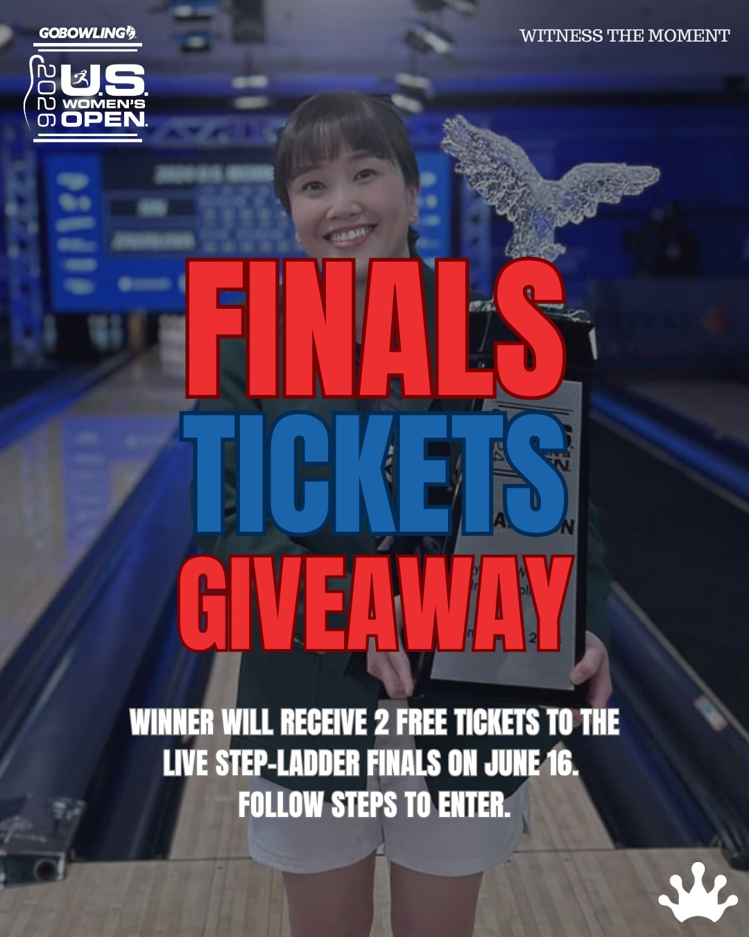 Who wants to witness history being made at the 2026 U.S. Women's Open Live Stepladder Finals? 🏆 Enter our GIVEAWAY for the chance to win 2 FREE tickets to the Live Stepladder Finals on June 16th! 🎟 Follow the 3 steps below to enter!
1. Follow this page
2. Like this post
3. Comment who you think will be bringing home the Green Jacket and be crowned the Champion
Those that complete all 3 tasks will receive an entry into our drawing to win the Grand Prize. Entries will be accepted until 12pm on 6/8/26. Only one entry per person. The winner will be contacted via direct message from the page they entered through and then confirmed to the public on the official Royal Pin Entertainment Facebook page. Please beware of any potential spam comments that may appear in the comment section. Please note that the prize is ONLY valid for the Live Stepladder Finals. This giveaway is being ran on both Facebook and Instagram, but there will only be ONE winner no matter the platform. Prize is NOT able to be resold or distributed in any way. This giveaway is not associated with Facebook in any way.