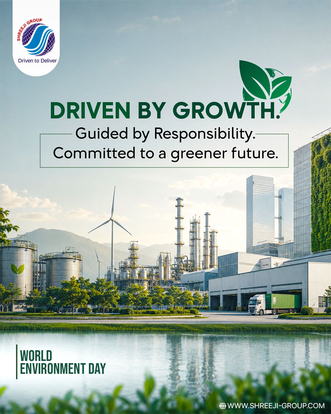 This World Environment Day, Shreeji Group reaffirms its commitment to responsible growth, cleaner operations, and a greener future. Progress and sustainability go hand in hand when every action is guided by care.
- - - - -
Website: www.shreeji-group.com
Mobile: +91 9719912323.
Email: marketing@shreeji-group.com
- - - - -
#WorldEnvironmentDay #ShreejiGroup #Sustainability #GreenFuture #ResponsibleGrowth