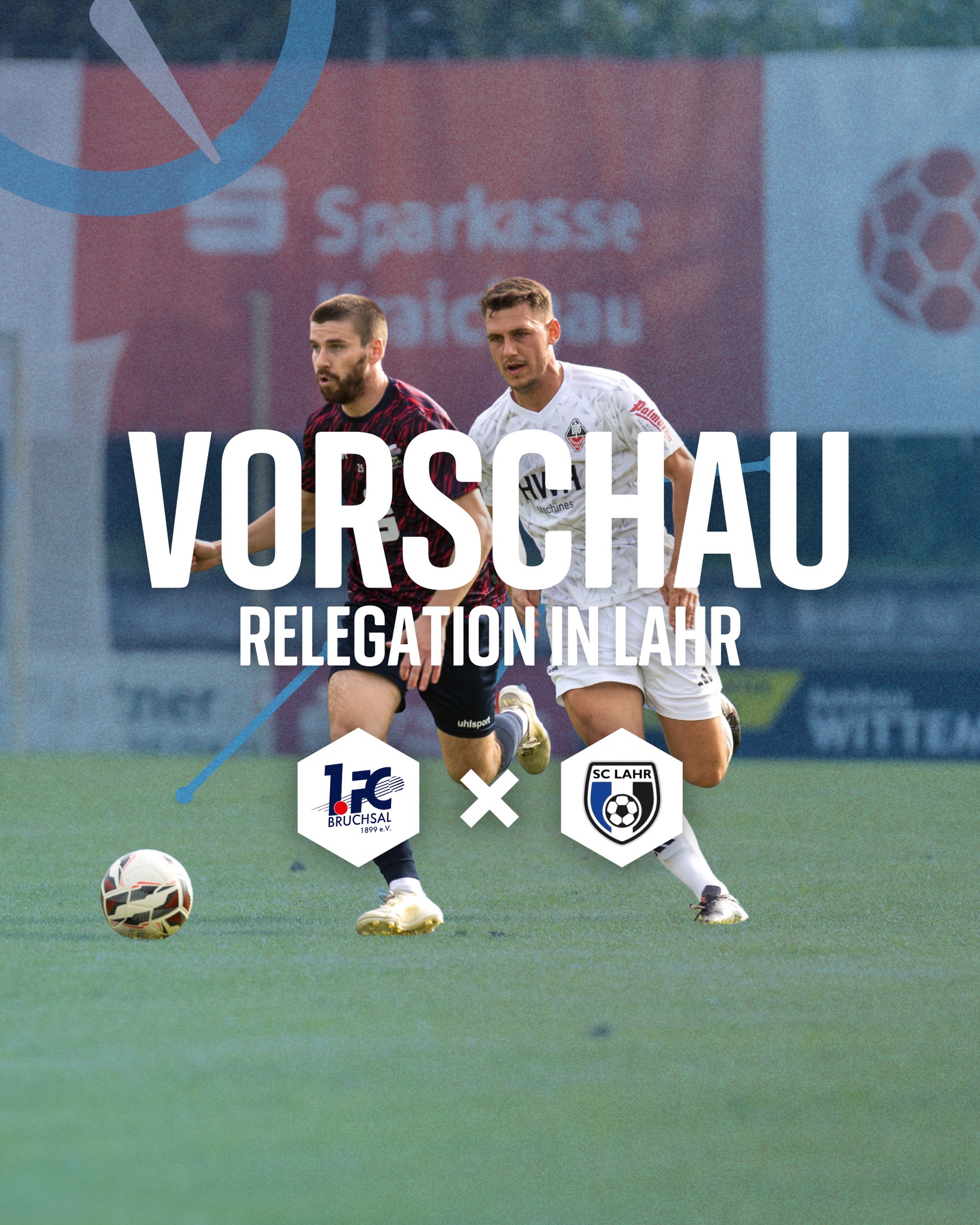 Die reguläre Saison ist beendet, die Entscheidung über Aufstieg oder Verbandsliga fällt jedoch erst jetzt. Für den 1. FC Bruchsal beginnt am Donnerstagabend in Lahr die wohl wichtigste Woche des Jahres. Im Hinspiel der Aufstiegsrelegation zur Oberliga Baden-Württemberg treffen die Barockstädter auf den südbadischen Vizemeister SC Lahr – und wollen sich eine möglichst gute Ausgangsposition für das Rückspiel im heimischen Sportzentrum erarbeiten.
Die ganze Vorschau zum Spiel über den Link in der Story auf unserer Website