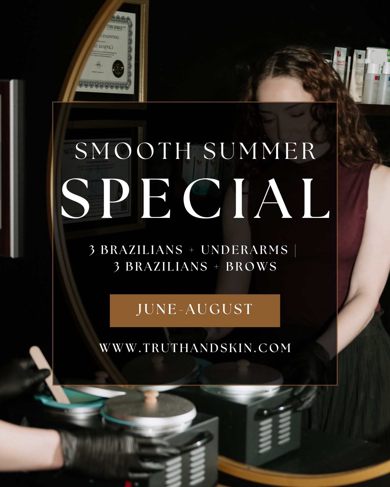 🌊 SMOOTH SUMMER WAX PASS 🌊
Commit to consistently smooth skin this summer and take the guesswork out of your waxing schedule.
Whether you're planning vacations, beach days, pool parties, or simply want to stay maintained all season long, the Smooth Summer Wax Pass was designed to help you stay consistent while saving on your favorite services.
✨ Choose Your Pass $165 (Afterpay options available)
• 3 Brazilian Waxes + 3 Underarm Waxes
OR
• 3 Brazilian Waxes + 3 Brow Shaping Appointments
Consistency is what creates the best waxing experience. Regular appointments can help support smoother regrowth, less irritation, and easier maintenance throughout the summer months.
Because the goal isn't just smooth skin for one event, it's feeling confident all season long 🤍
📍Truth & Skin
1449 W Nine Mile Rd. Ste 1
Pensacola, FL
Book your pass through the link in bio or head to truthandskin.com
#summerspecial #pensacolawaxer #brazilianwaxpensacola #pensacolawaxing