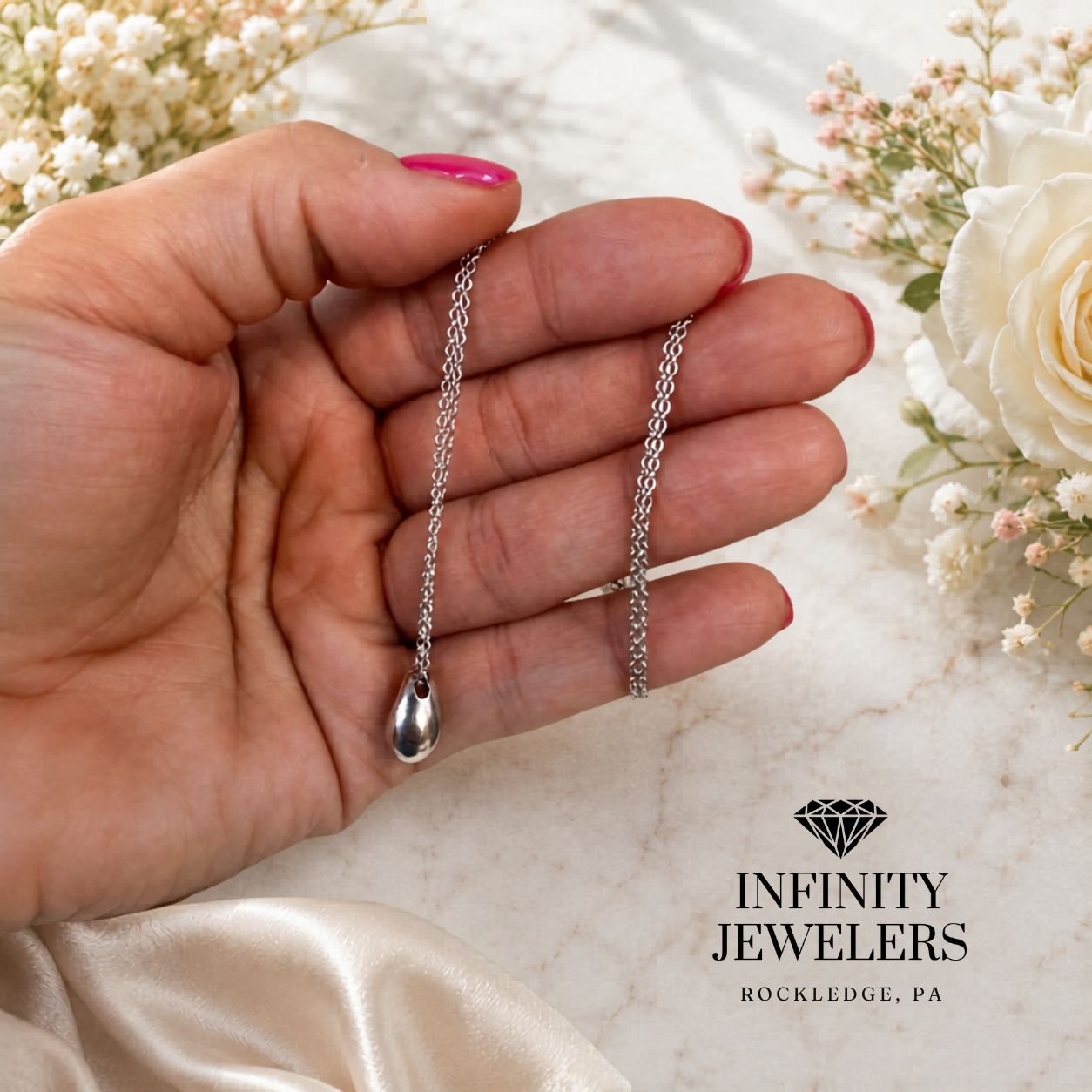 Some gifts are more than jewelry—they're a way to keep loved ones close.
We created a simple piece to hold a customer's parents' ashes, giving them a beautiful and meaningful way to carry their memory every day.
Whether it's a necklace, bracelet, ring, or another custom design, Infinity Jewelers can help create a piece that honors someone special and keeps them close to your heart forever.
#InfinityJewelers #CustomJewelry #ShopLocal