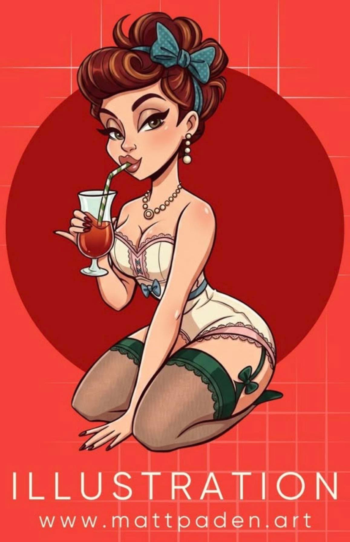 Retro Pinup Illustration
www.mattpaden.art
#pinup #illustration #retropinup #cartoonillustration