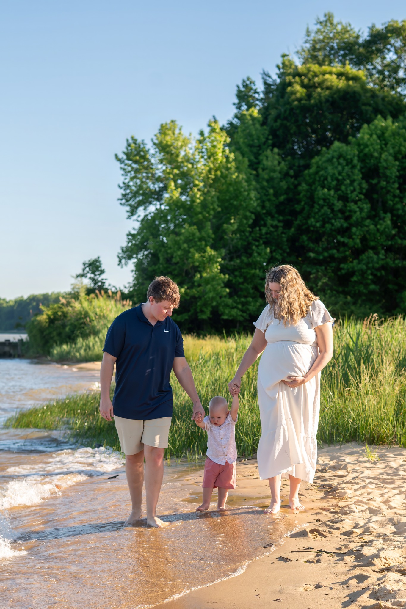 Barefoot, beachside, and waiting on their newest adventure. 🤍