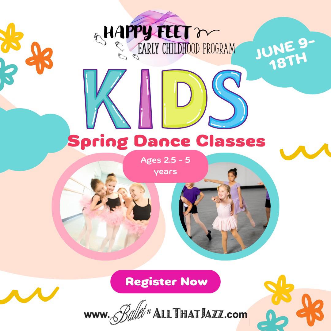 Preschool sampler class begins this coming Tuesday, June 9th! Register today! Www.balletnallthatjazz.com