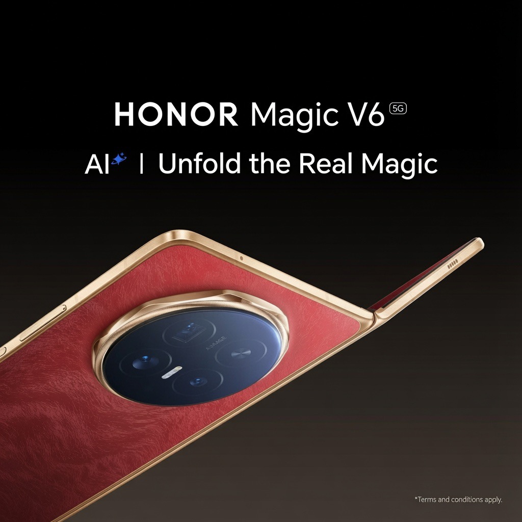 HONOR Most Durable Foldable - 𝗛𝗢𝗡𝗢𝗥 𝗠𝗮𝗴𝗶𝗰 𝗩𝟲 is now available to pre-order!
Pre-order now from RM7,699 and enjoy the perks worth up to RM3,797*
🖥️ Skyworth 43 Inch Google TV
🛡️ 2-Year VIP Service
Payment accepted:
💳 Credit card installment plan up to 36-month.
💲 Shopee SPaylater / Grab Paylater / Atome up to 12-month.
Valid from 4th June'26 to 11th June'26.
Pre-order link: https://bit.ly/orderMagicV6-meta
▶️ Choose HONOR Stores Offline Collection, instore pick-up location: 𝗛𝗢𝗡𝗢𝗥 𝗘𝗫𝗣𝗘𝗥𝗜𝗘𝗡𝗖𝗘 𝗦𝗧𝗢𝗥𝗘_𝗧𝗛𝗘 𝗦𝗣𝗥𝗜𝗡𝗚 𝗦𝗛𝗢𝗣𝗣𝗜𝗡𝗚 𝗠𝗔𝗟𝗟 for your collection place.
📍First Floor, Lot 103B
#honorthespringkuching #honormagicv6