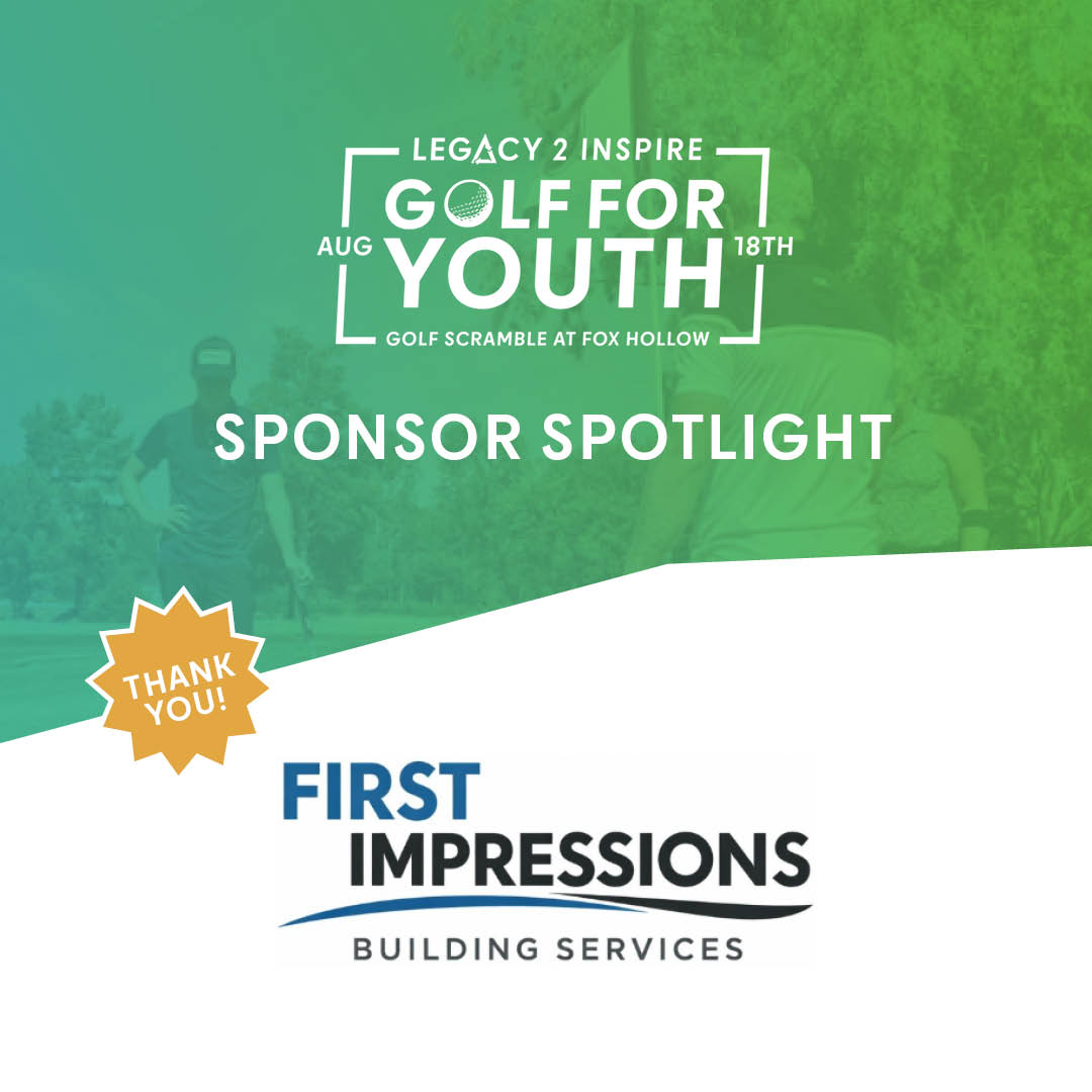 THANK YOU to First Impressions Building Services for being a sponsor at Golf for Youth fundraiser!
Community partners like First Impressions Building Services help make it possible for Legacy 2 Inspire to continue connecting with youth through building together and creating spaces where students feel seen, valued, and empowered.
Golf for Youth supports our programs for the 2026–2027 school year and helps us continue showing up weekly for youth across our communities.
Interested in becoming a sponsor and making an impact alongside us? We’d love to partner with more businesses and community supporters!
🔗 See link in bio to become a sponsor!