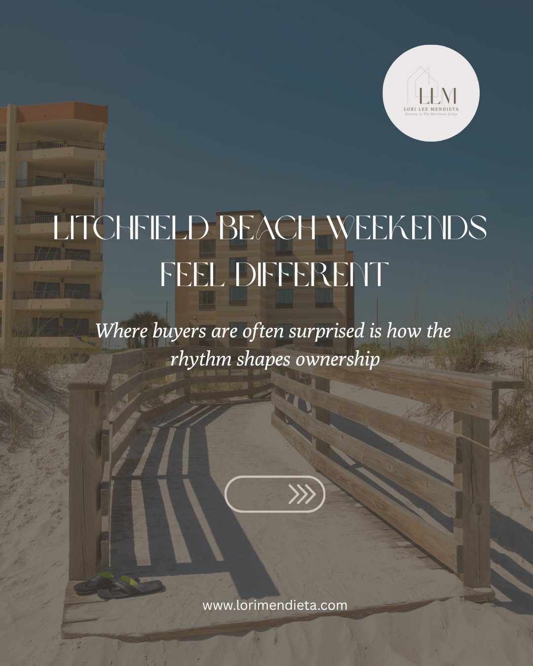 Litchfield Beach has a very specific weekend rhythm, and it tends to influence decisions more than buyers expect.
Where this becomes clear is not during a showing, but during actual use. Friday arrival patterns, Saturday peak activity, and Sunday transitions create three very different experiences in the same location. That rhythm affects everything from parking and beach access to how often you feel like you need to plan ahead.
In practice, this usually shows up when buyers are deciding between convenience and quiet. A property closer to main access points can make weekends feel simple and predictable, especially if time is limited. A more tucked-away location may offer a slower pace, but it often requires a bit more coordination to get in and out during peak times.
Neither is better. It depends on how you want your weekends to function over time, not just how the property looks during a showing.
If you’re thinking about Litchfield Beach, this is one of those details that’s worth understanding early.
If you’d like to walk through how different Litchfield areas function on weekends, I’m happy to map that out with you.
#LitchfieldBeach
#GrandStrandLiving
#MyrtleBeachRealEstate
#SouthCarolinaHomes
#CoastalOwnership
#BeachPropertyGuide
#RelocationSouthCarolina
#SecondHomeBuyers
#CoastalRealEstate
#LitchfieldLiving