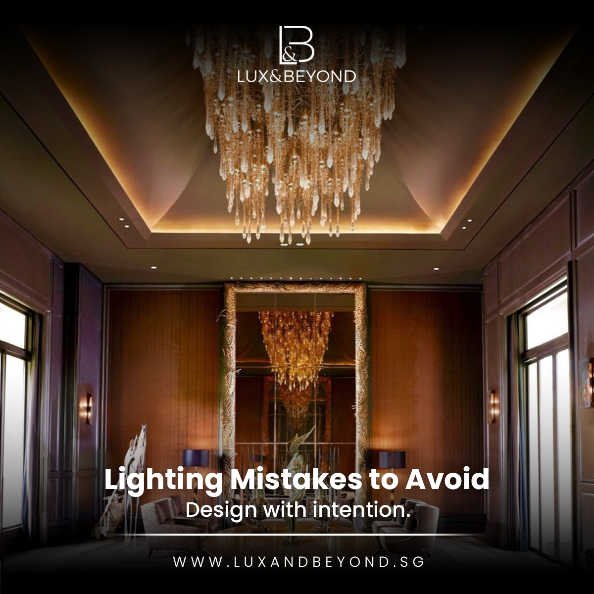 Even the most beautiful interiors can fall short without the right lighting. ๐ก
When designing a luxury lighting scheme, common mistakes can affect both function and atmosphere.
Avoid these key pitfalls:
โข Relying on a single light source
โข Ignoring scale and proportion
โข Overlooking layering (ambient, task, accent)
โข Choosing aesthetics over performance
Thoughtful lighting transforms how a space looks and how it feels.
At Lux & Beyond, our curated Portuguese chandeliers are designed to bring balance, depth, and architectural presence to every interior.
Credit: Instagram @joop_fineliving
Explore statement lighting:
๐ https://www.luxandbeyond.sg/
๐ง info@luxandbeyond.sg
๐ +65 6926 8294
#luxurylighting #lightingdesign #chandeliers #chandelierssg #interiordesign #LuxAndBeyondSG #DesignWithPurpose #designwithpurpose #luxuryinteriors