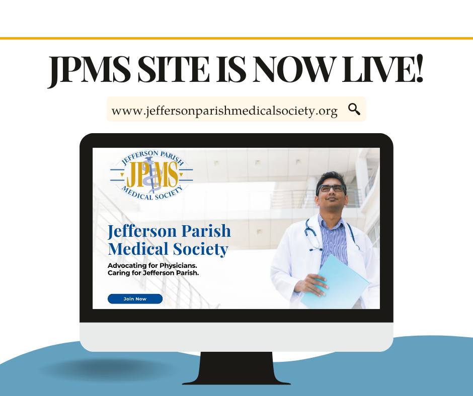The OPMS & JPMS Websites Have a Fresh New Look! 🎉
We're excited to officially unveil the newly redesigned websites for both the Orleans Parish Medical Society and the Jefferson Parish Medical Society! 👏
These updates represent another step forward in our commitment to modernizing and strengthening our medical societies. With improved resources, enhanced communication, and greater opportunities for member engagement, we're proud to continue building momentum across JPMS, OPMS, and MASELA.
Thank you to our members for your continued support as we work together to advance organized medicine and support physicians throughout Southeast Louisiana. 💙
🌐 Explore the new websites today:
🔹 JPMS: https://www.jeffersonparishmedicalsociety.org/
🔹 OPMS: https://www.orleansparishmedicalsociety.org/
#JPMS #OPMS #LouisianaPhysicians #OrganizedMedicine #HealthcareLeadership