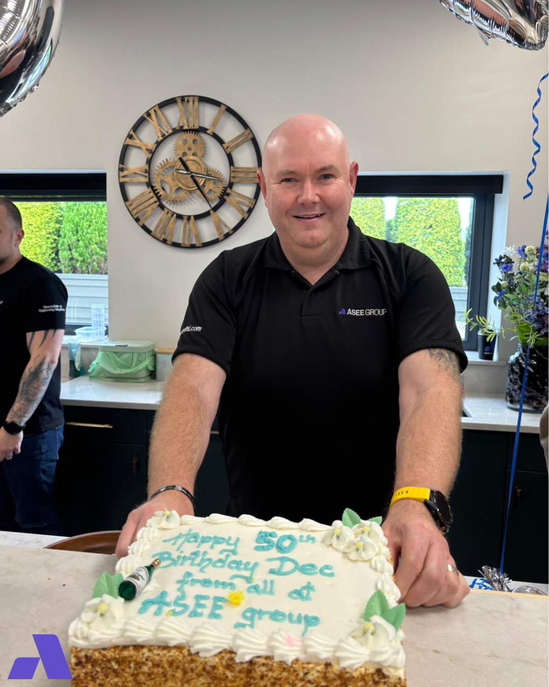 Happy 50th Birthday, Declan! 🎂
Everyone at ASEE Group would like to wish Declan a fantastic birthday and a day filled with celebration. Thank you for being such an important part of the team over the past 31 years.
We hope you have a brilliant day and enjoy every minute of it🎈