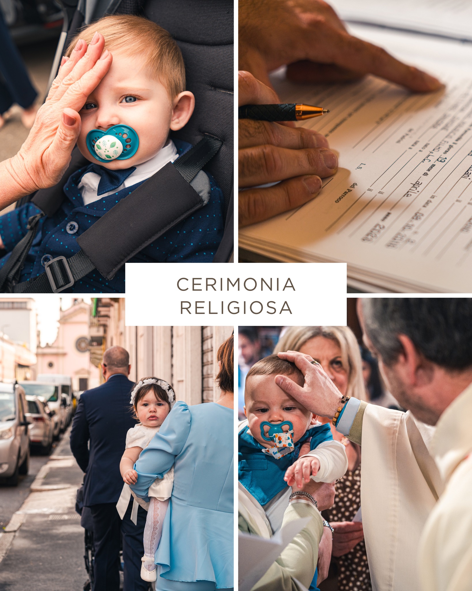 Battesimo - LA CERIMONIA RELIGIOSA ❤
Durante la cerimonia succedono tante cose in pochi minuti.
Così tante emozioni che spesso i genitori non riescono nemmeno a viverle tutte.
Scorri il carosello e scopri perché fotografarle è così importante 🤍
Se stai organizzando il battesimo del tu* bimb* scrivimi, e parliamone insieme per capire se posso aiutarvi a fotografare questo giorno importante!