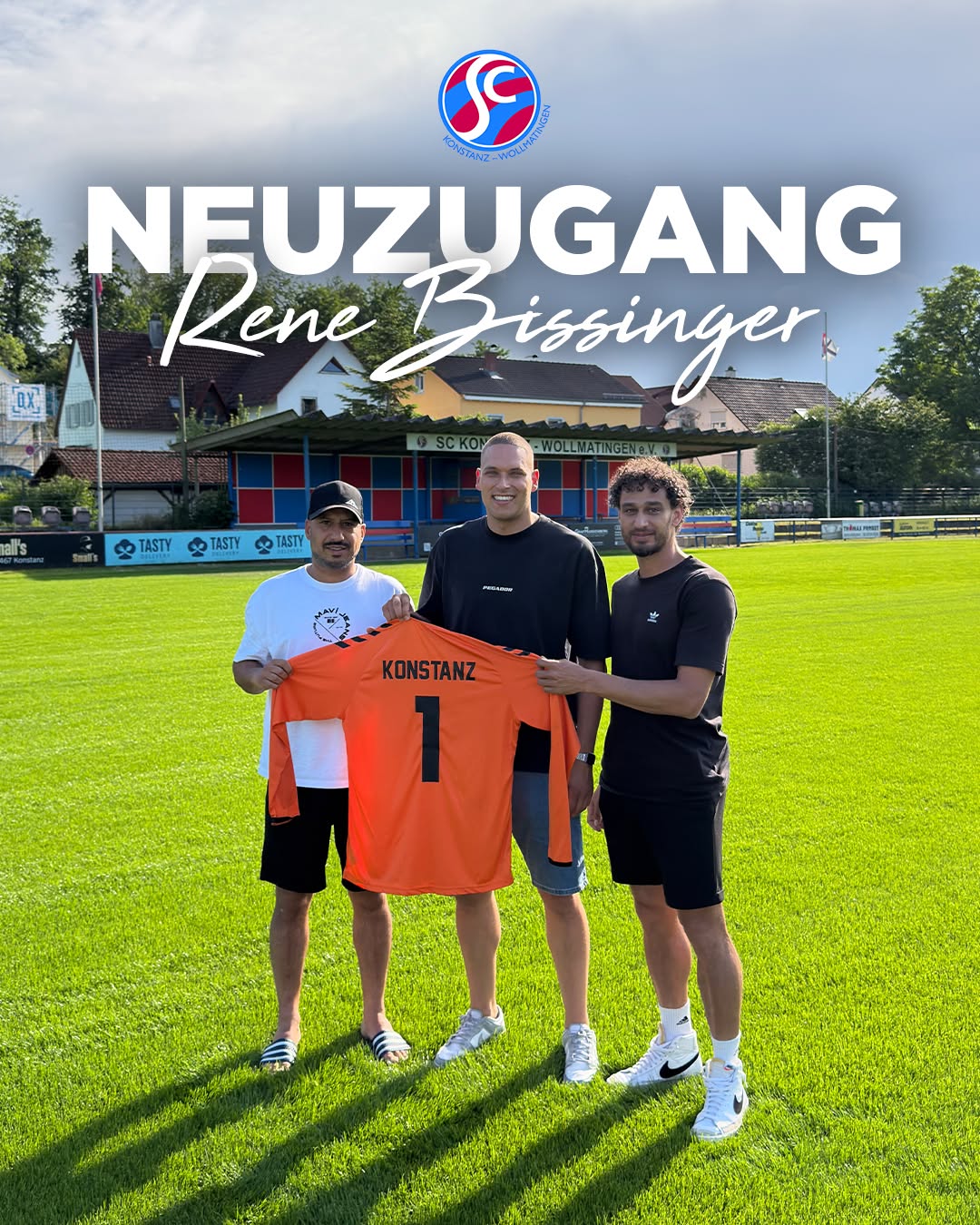 🧤 Neuzugang beim SC Konstanz-Wollmatingen!
Mit René Bissinger verstärkt ein erfahrener Torhüter unser Team. Der 30-Jährige wechselt vom TSV Konstanz zum SC Konstanz-Wollmatingen und bringt dabei die Erfahrung seiner bisherigen Stationen beim FC Singen 04 sowie der TG Königsbrunn mit.
Herzlich willkommen beim SC Konstanz-Wollmatingen, René!
#SCKonstanzWollmatingen #Neuzugang #Torhüter #SCKW