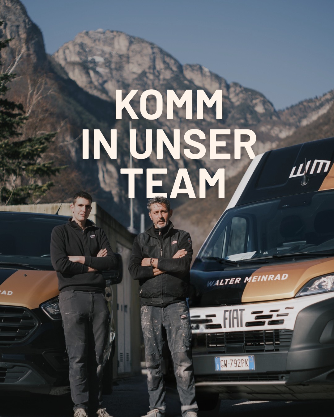Zur Verstärkung unseres Teams suchen wir:
🪚 𝗧𝗶𝘀𝗰𝗵𝗹𝗲𝗿 (𝗺/𝘄/𝗱)
🛠️ 𝗠𝗼𝗻𝘁𝗲𝘂𝗿 (𝗺/𝘄/𝗱)
🔧 𝗟𝗲𝗵𝗿𝗹𝗶𝗻𝗴 (𝗺/𝘄/𝗱)
📍 Vollzeit
📧 info@waltermeinrad.it
📞 +39 0461 65 86 13
Werde Teil von Walter Meinrad und arbeite an spannenden Projekten mit einem starken Team.
👉🏽 𝗕𝗲𝘄𝗶𝗿𝗯 𝗱𝗶𝗰𝗵 𝗷𝗲𝘁𝘇𝘁!
.
.
.
#waltermeinrad #job #jobsüdtirol #karriere #tischler #monteur #handwerk
