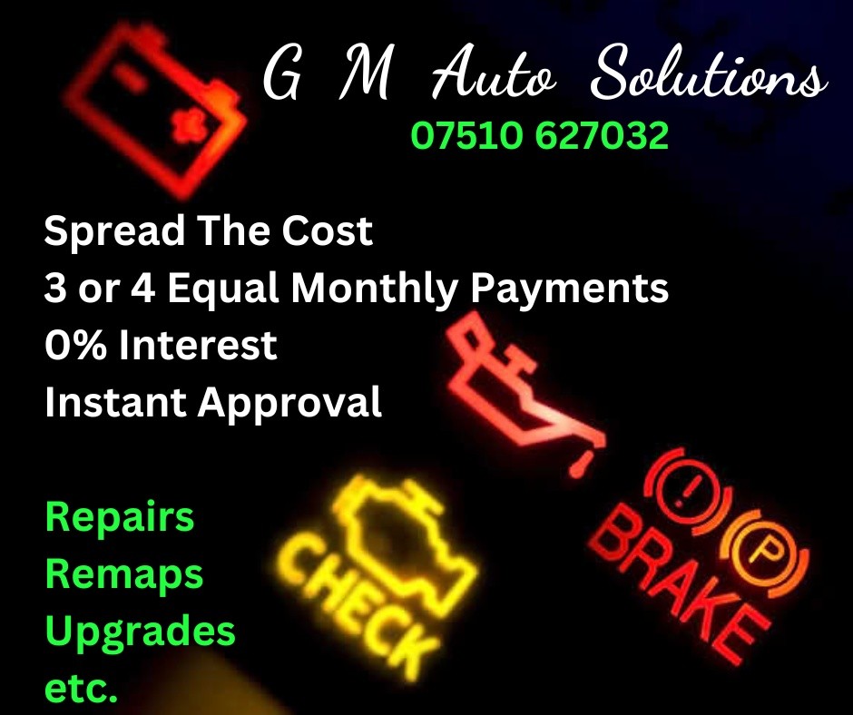 Spread the cost with Payment Assist.
3 or 4 monthly payment options up to £1000 of rolling credit per household.
Fancy getting a remp now but struggling to get the money together in one go?
Want that dashcam installed?
DPF diagnsotics and repairs required but the bills have come out higher than expected?
AdBlue solution needed but it'll make the rest of the month tight on the bank?
I've been using Payment Assist since day one to help customers pay for repairs and upgrades on their vehicles without breaking thr bank in one transaction.
Please call em to find out more. :)
#PaymentAssist #Mechanic #MobileMechanic #SpreadTheCost #FemaleMechanic #DPFcleaning #Remaps #AdBlueSolutions #Diagnostics #HCC #CarbonCleaning #Lowestoft ##GreatYarmouth #Norwich #Norfolk #Suffolk